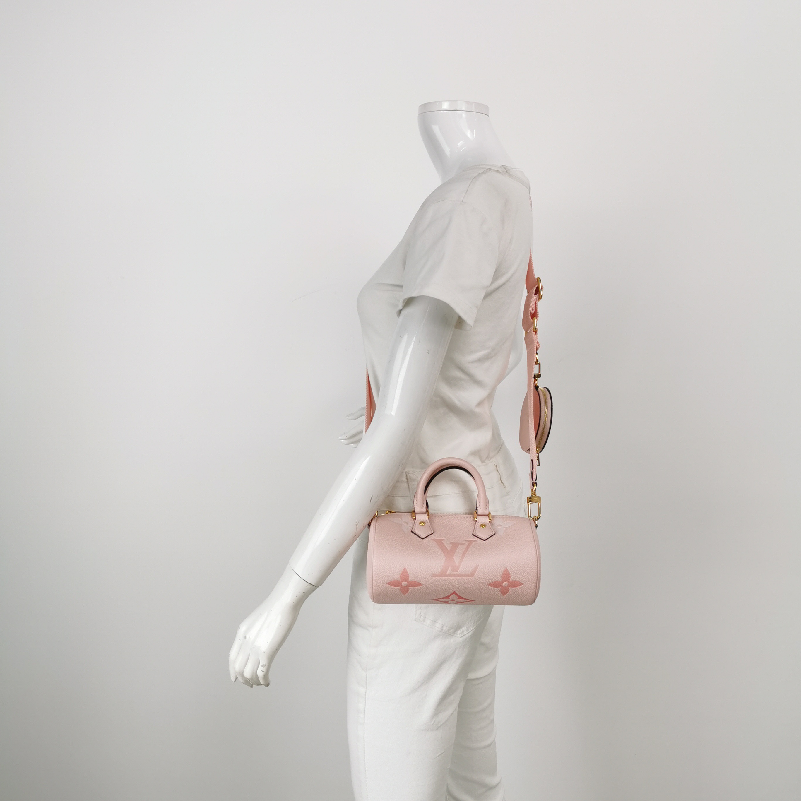 Louis Vuitton(LV) Papillon Handbag Bicolor Monogram Empreinte Giant BB — alternate view