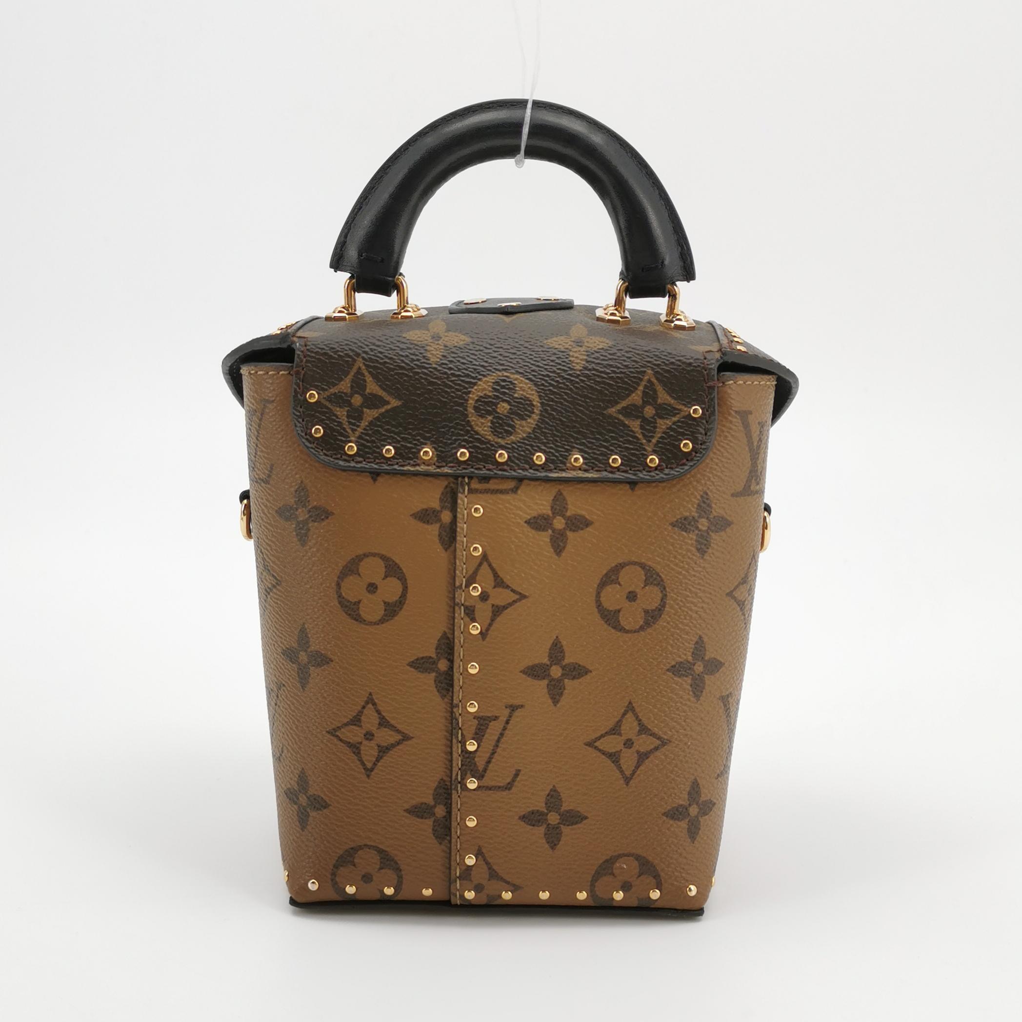 Louis Vuitton(LV) Camera Box Handbag Studded Reverse Monogram Canvas — photo 3 of 14