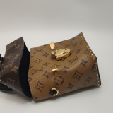 Louis Vuitton(LV) Camera Box Handbag Studded Reverse Monogram Canvas — thumbnail 14