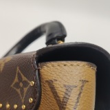 Louis Vuitton(LV) Camera Box Handbag Studded Reverse Monogram Canvas — thumbnail 12