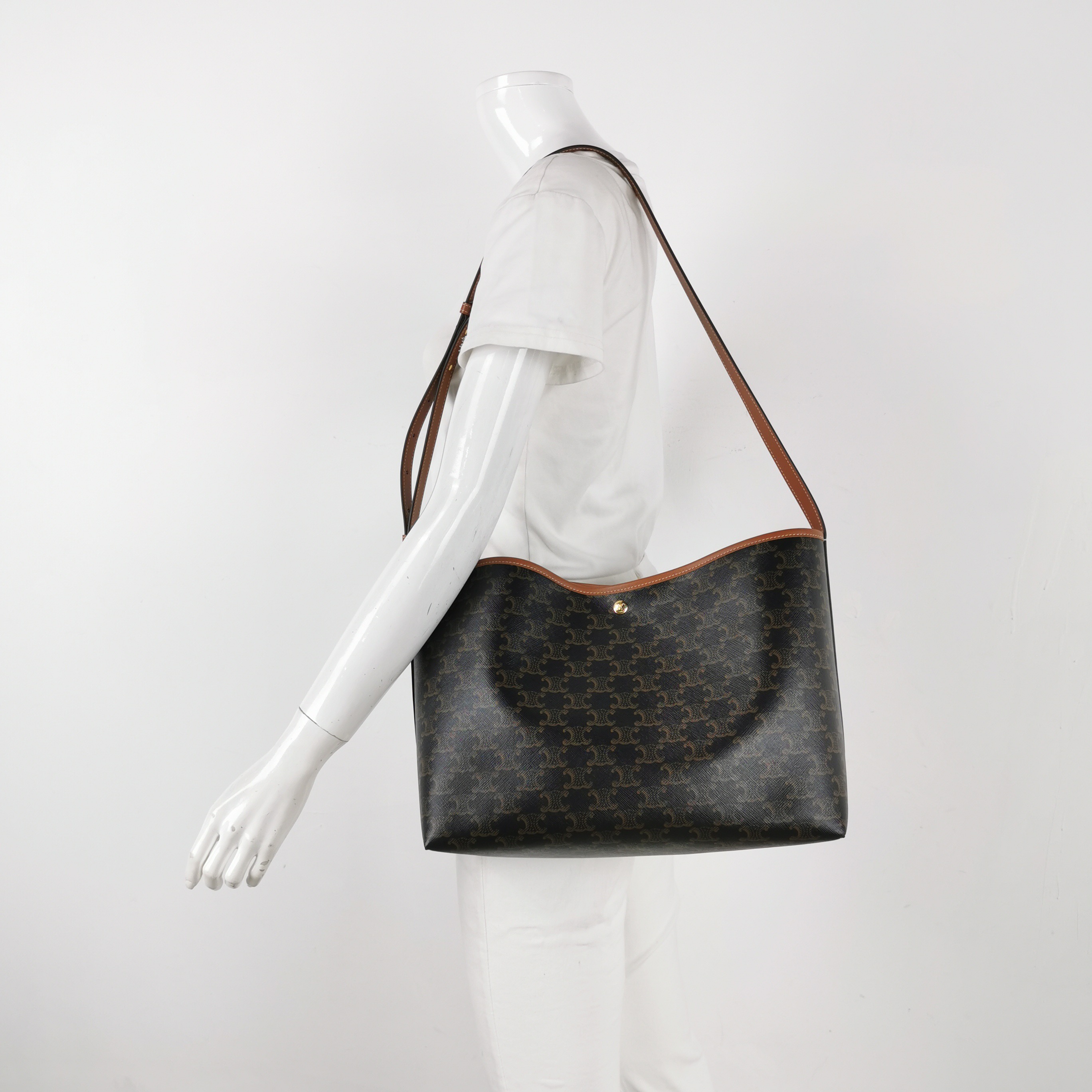 Celine Triomphe Soft Shopper Bag — alternate view