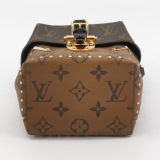 Louis Vuitton(LV) Camera Box Handbag Studded Reverse Monogram Canvas — thumbnail 6