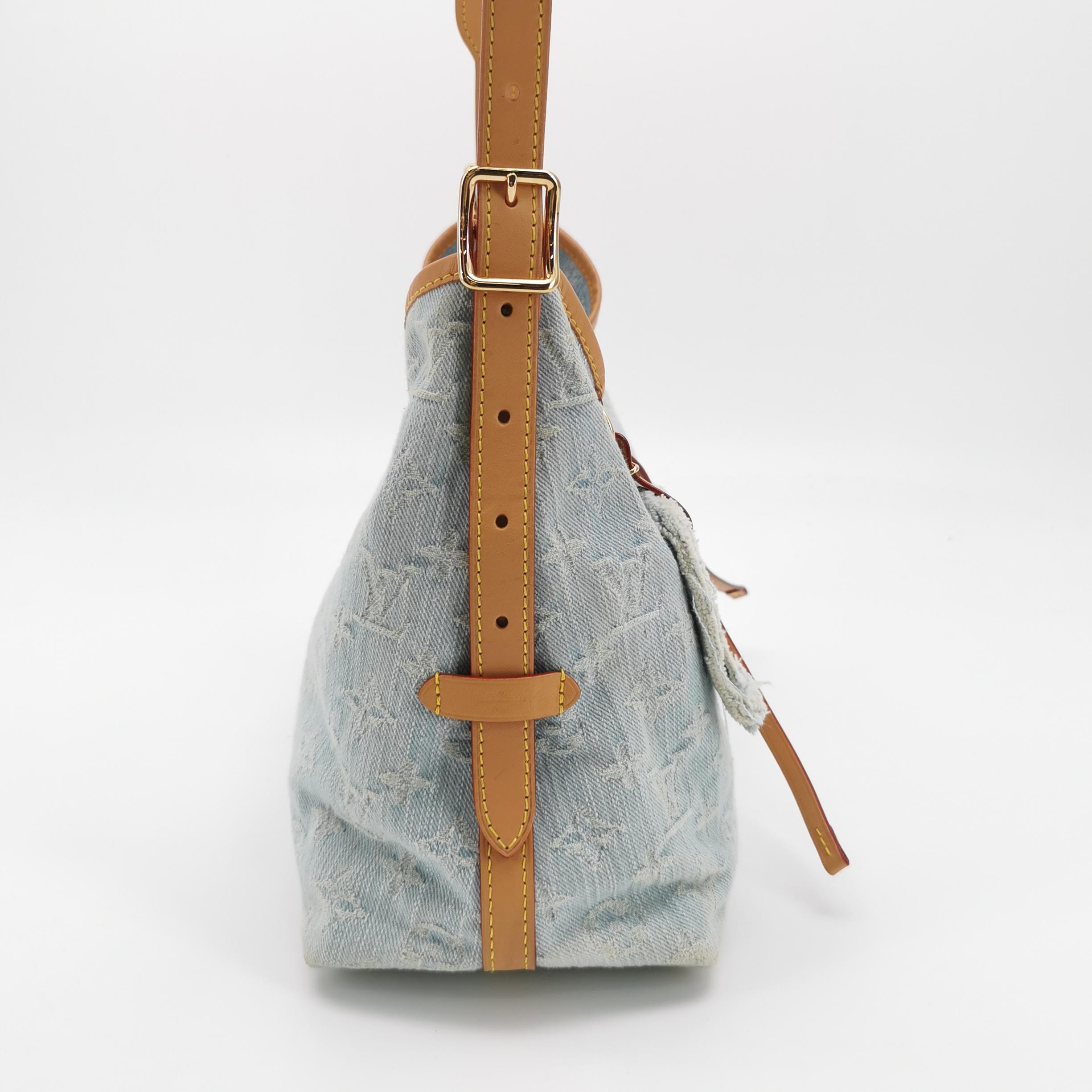 Louis Vuitton(LV) CarryAll Hobo Monogram Denim PM — photo 3 of 25