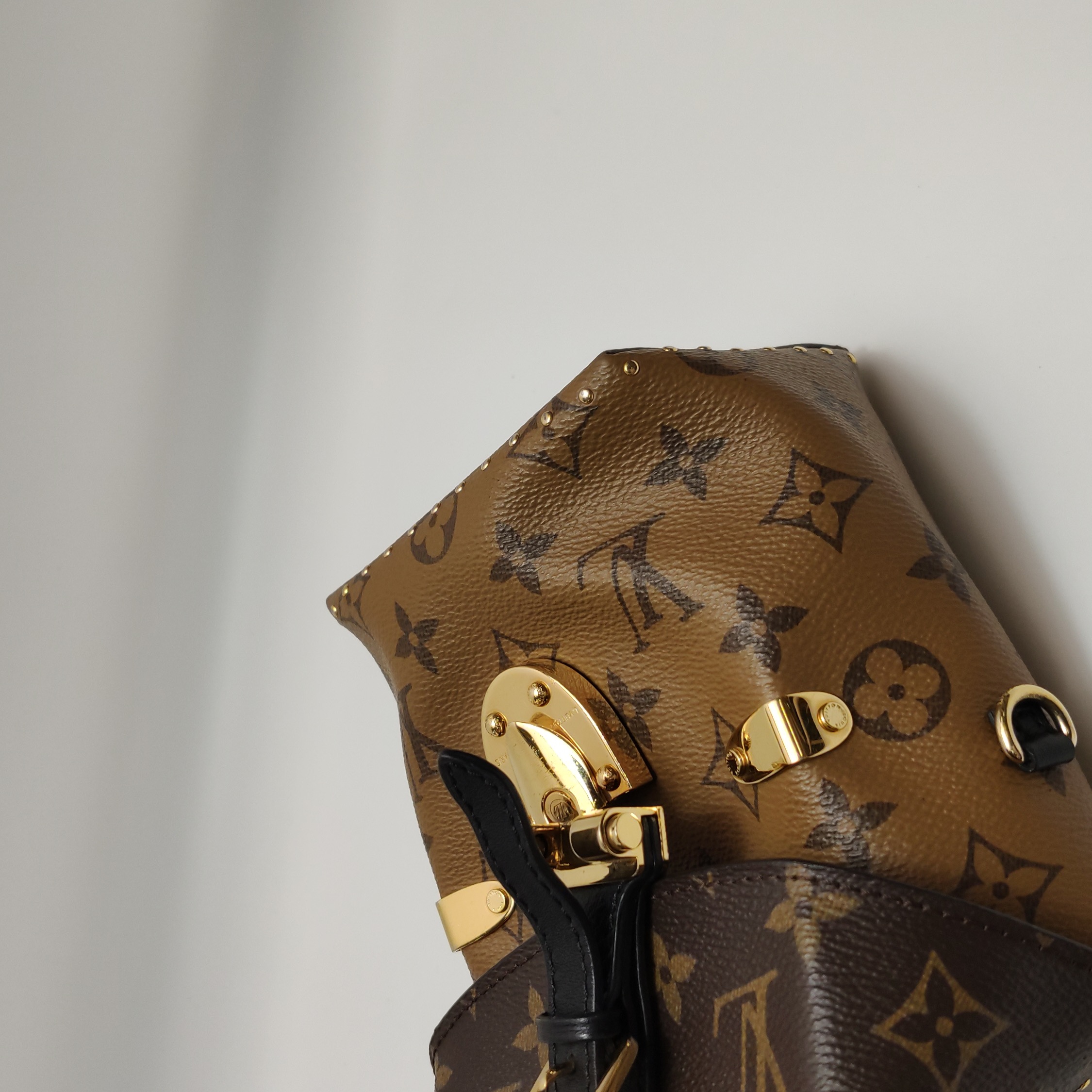 Louis Vuitton(LV) Camera Box Handbag Studded Reverse Monogram Canvas — photo 13 of 16