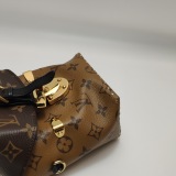 Louis Vuitton(LV) Camera Box Handbag Studded Reverse Monogram Canvas — thumbnail 13