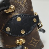 Louis Vuitton(LV) Camera Box Handbag Studded Reverse Monogram Canvas — thumbnail 11