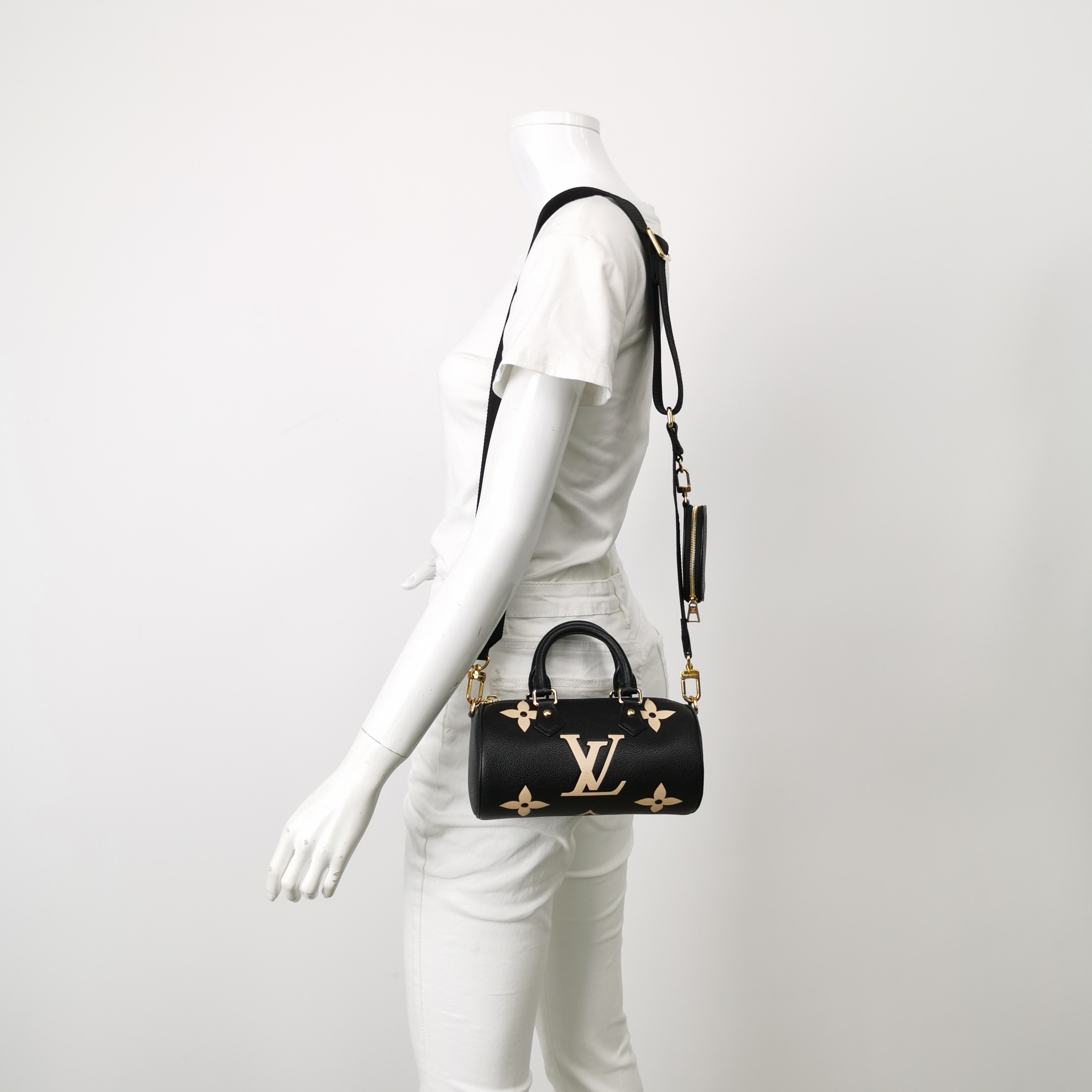 Louis Vuitton(LV) Papillon Handbag Bicolor Monogram Empreinte Giant BB — alternate view