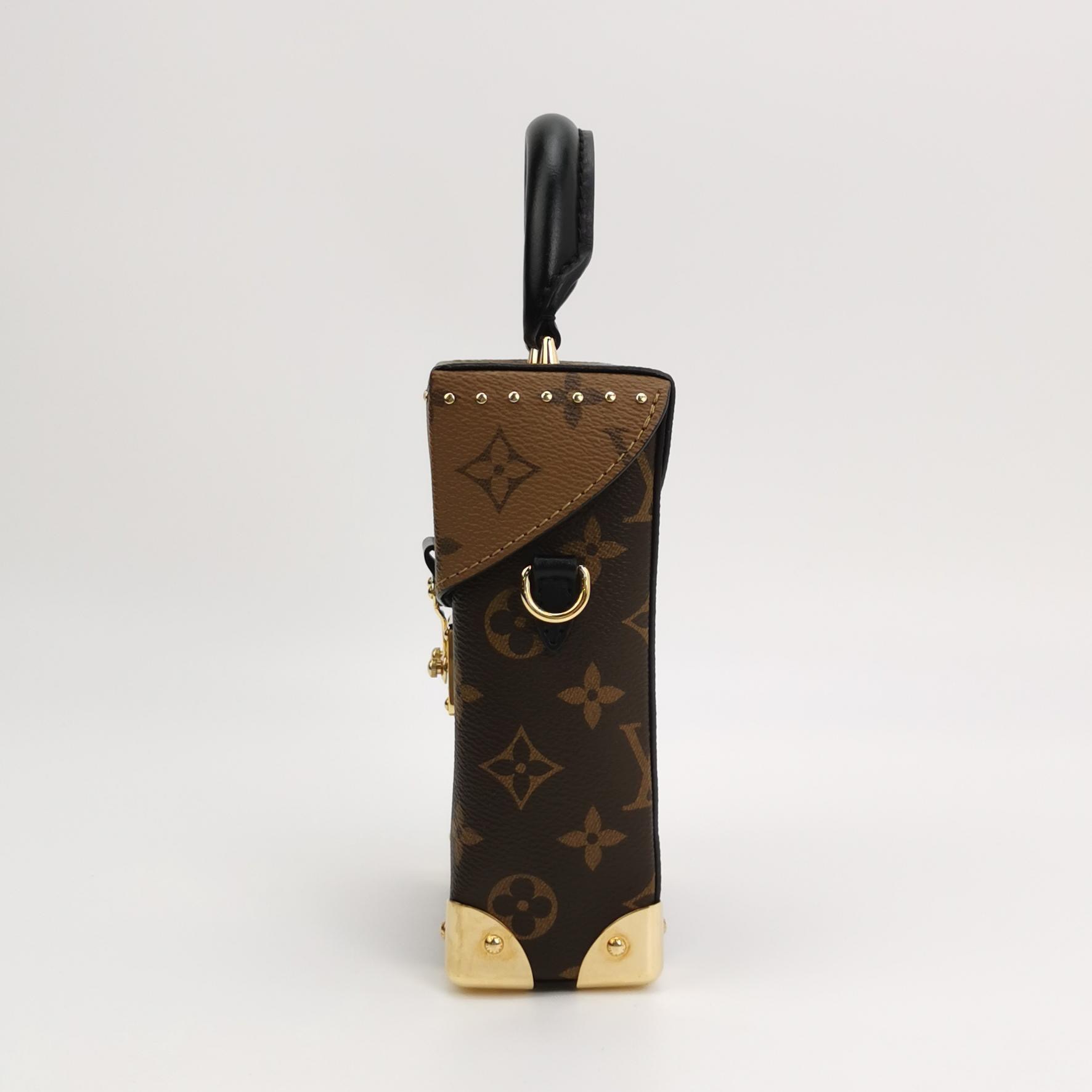 Louis Vuitton(LV) Camera Box NM Handbag Studded Reverse Monogram Canvas — photo 4 of 13