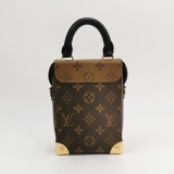 Louis Vuitton(LV) Camera Box NM Handbag Studded Reverse Monogram Canvas — thumbnail 3