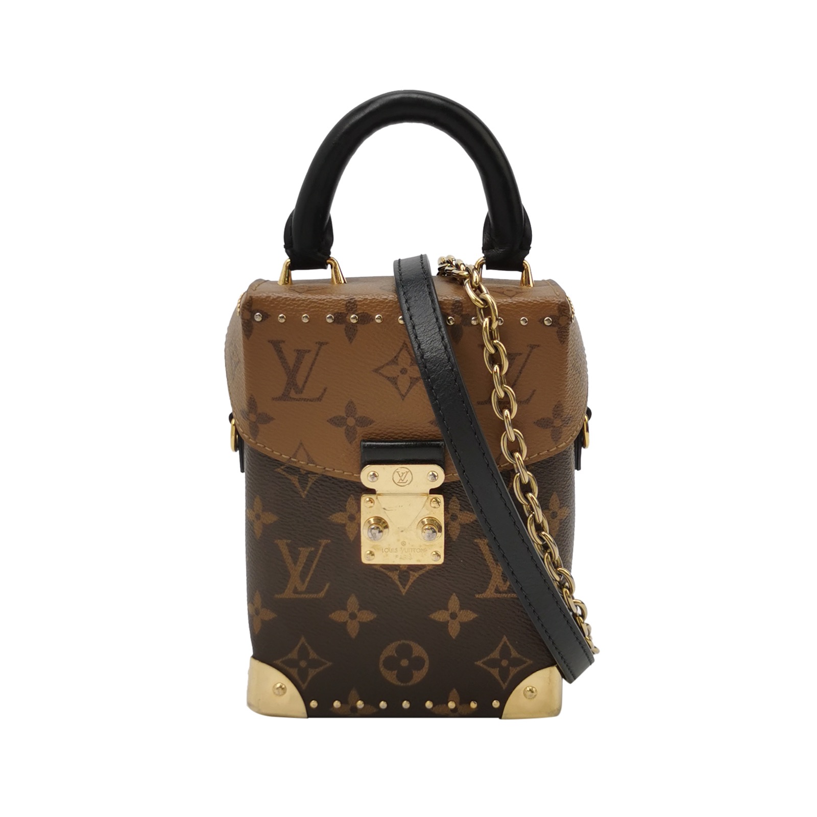 Louis Vuitton(LV) Camera Box NM Handbag Studded Reverse Monogram Canvas — photo 1 of 14