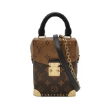 Louis Vuitton(LV) Camera Box NM Handbag Studded Reverse Monogram Canvas — thumbnail 1
