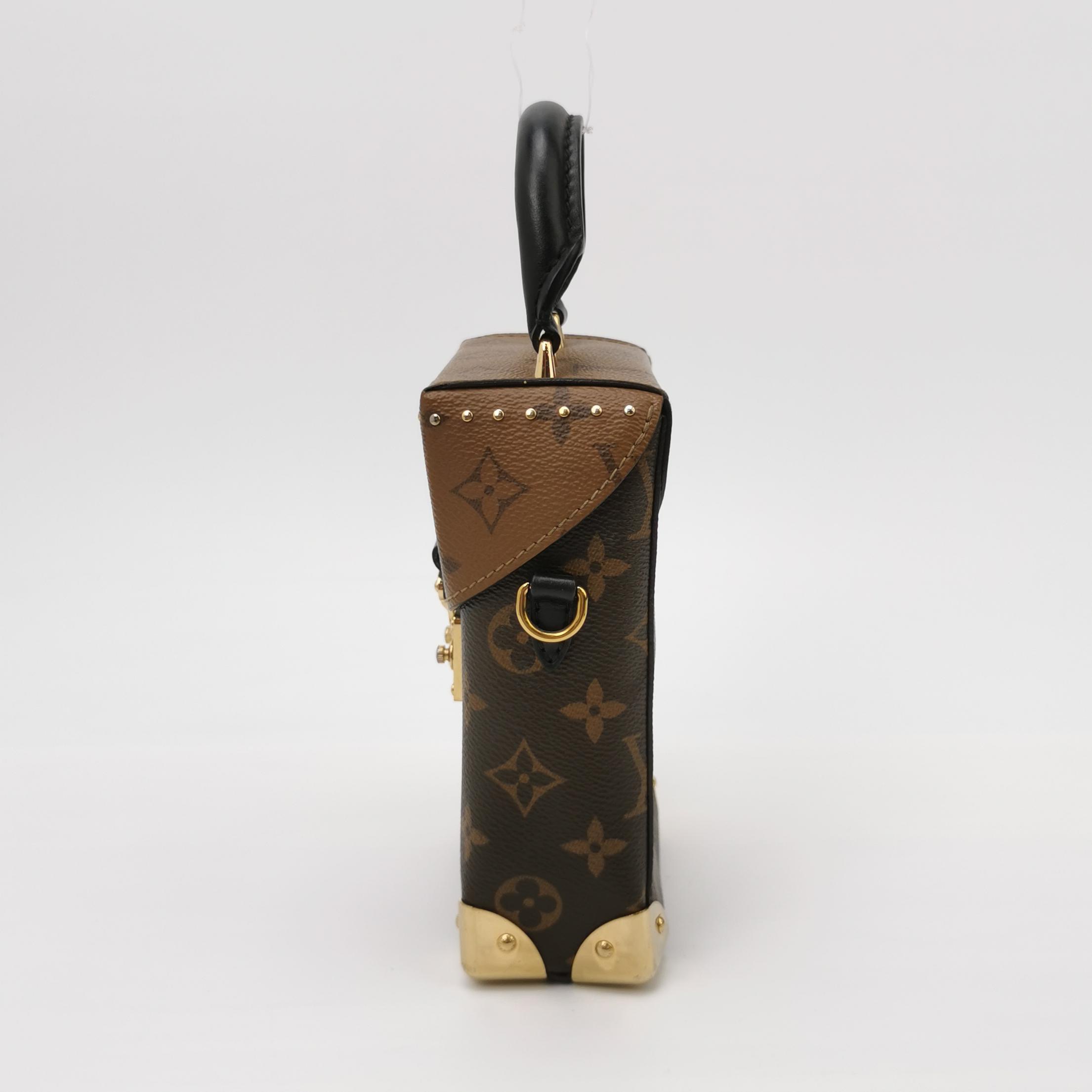 Louis Vuitton(LV) Camera Box NM Handbag Studded Reverse Monogram Canvas — photo 4 of 14