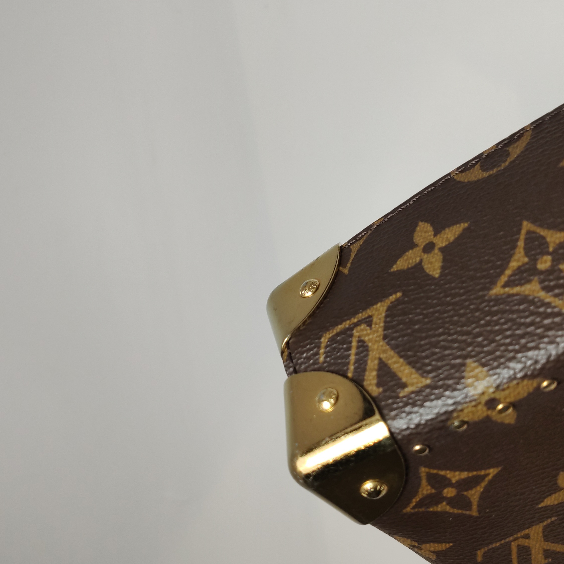 Louis Vuitton(LV) Camera Box NM Handbag Studded Reverse Monogram Canvas — photo 10 of 14