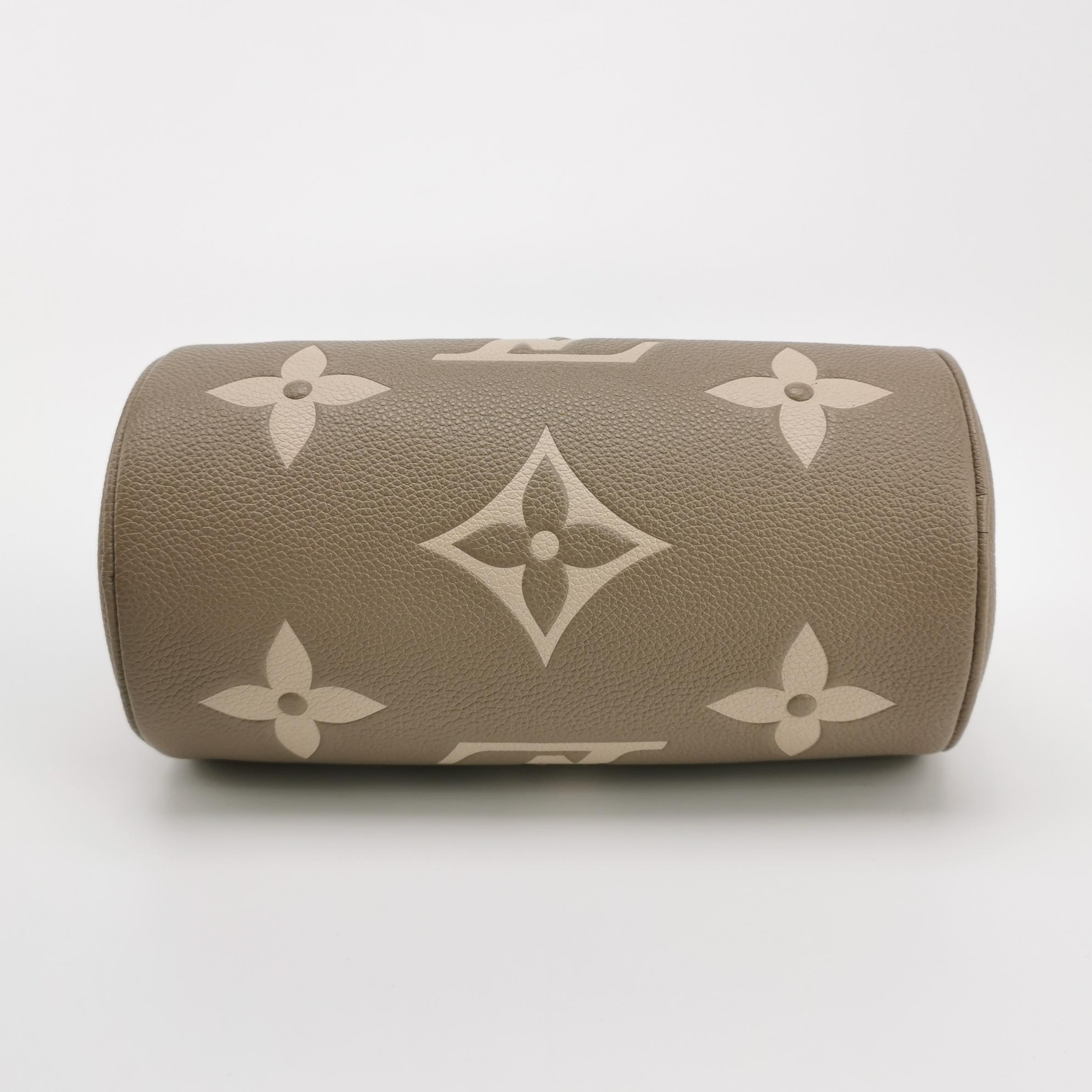 Louis Vuitton(LV) Papillon Handbag Bicolor Monogram Empreinte Giant BB