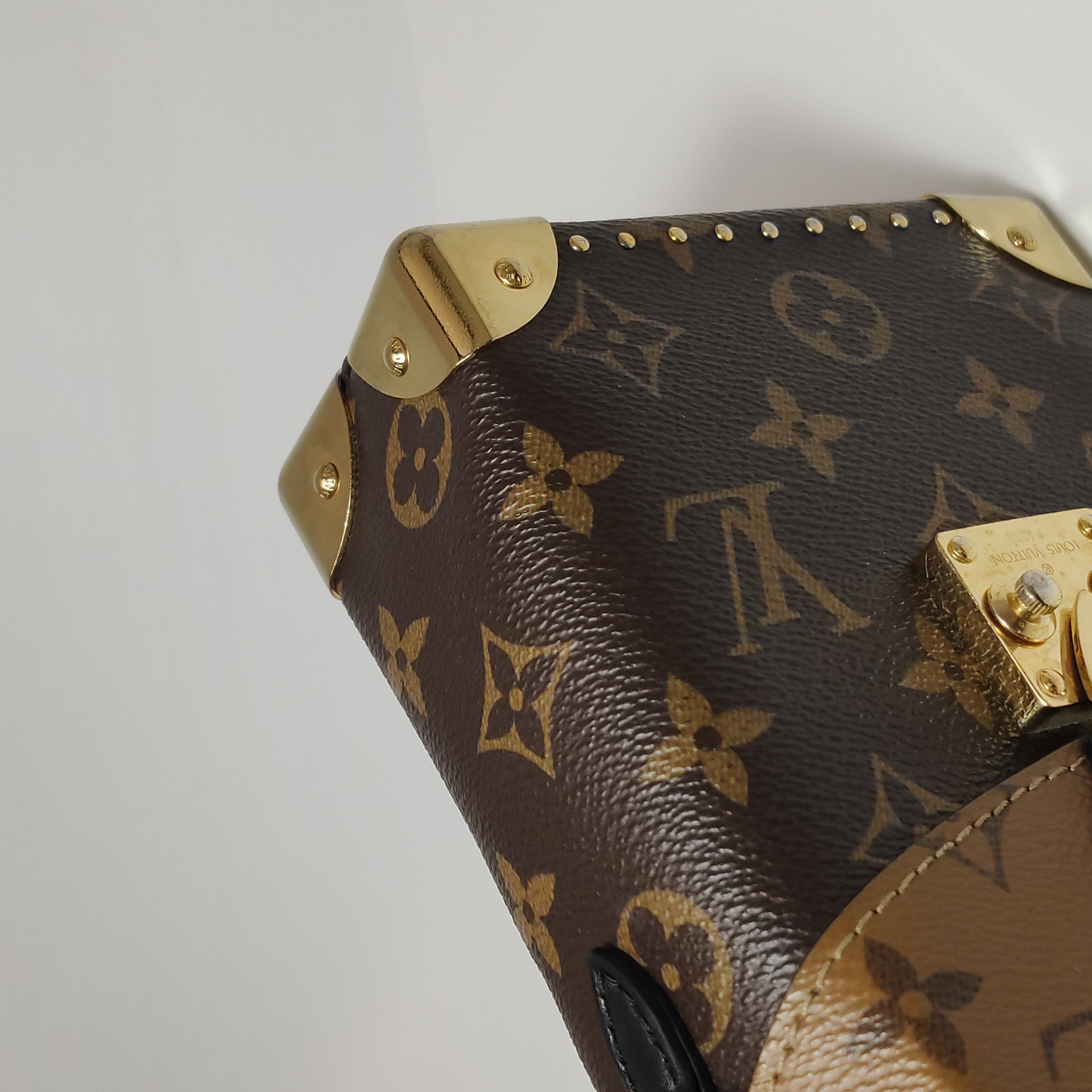 Louis Vuitton(LV) Camera Box NM Handbag Studded Reverse Monogram Canvas — photo 12 of 14