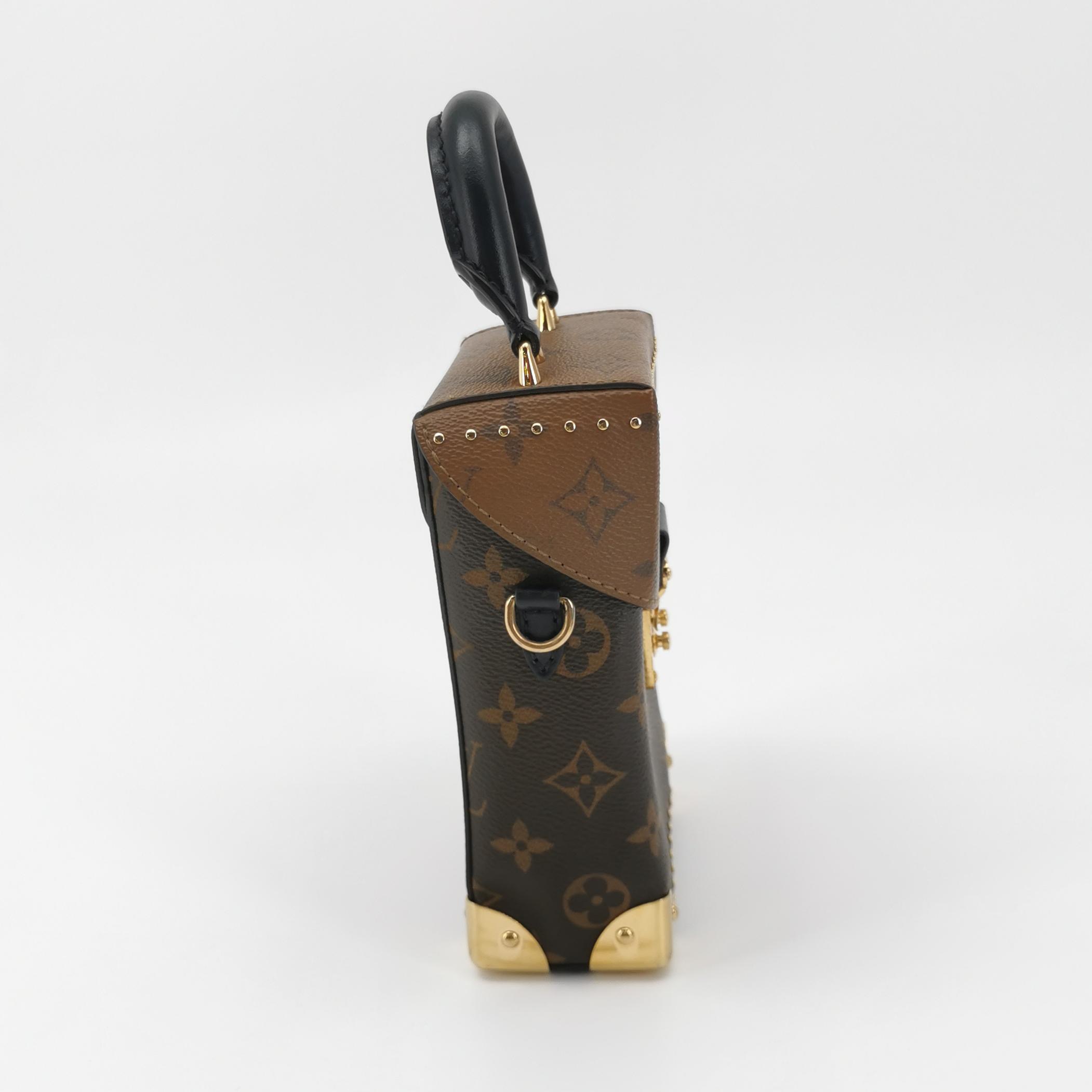 Louis Vuitton(LV) Camera Box NM Handbag Studded Reverse Monogram Canvas — photo 4 of 14
