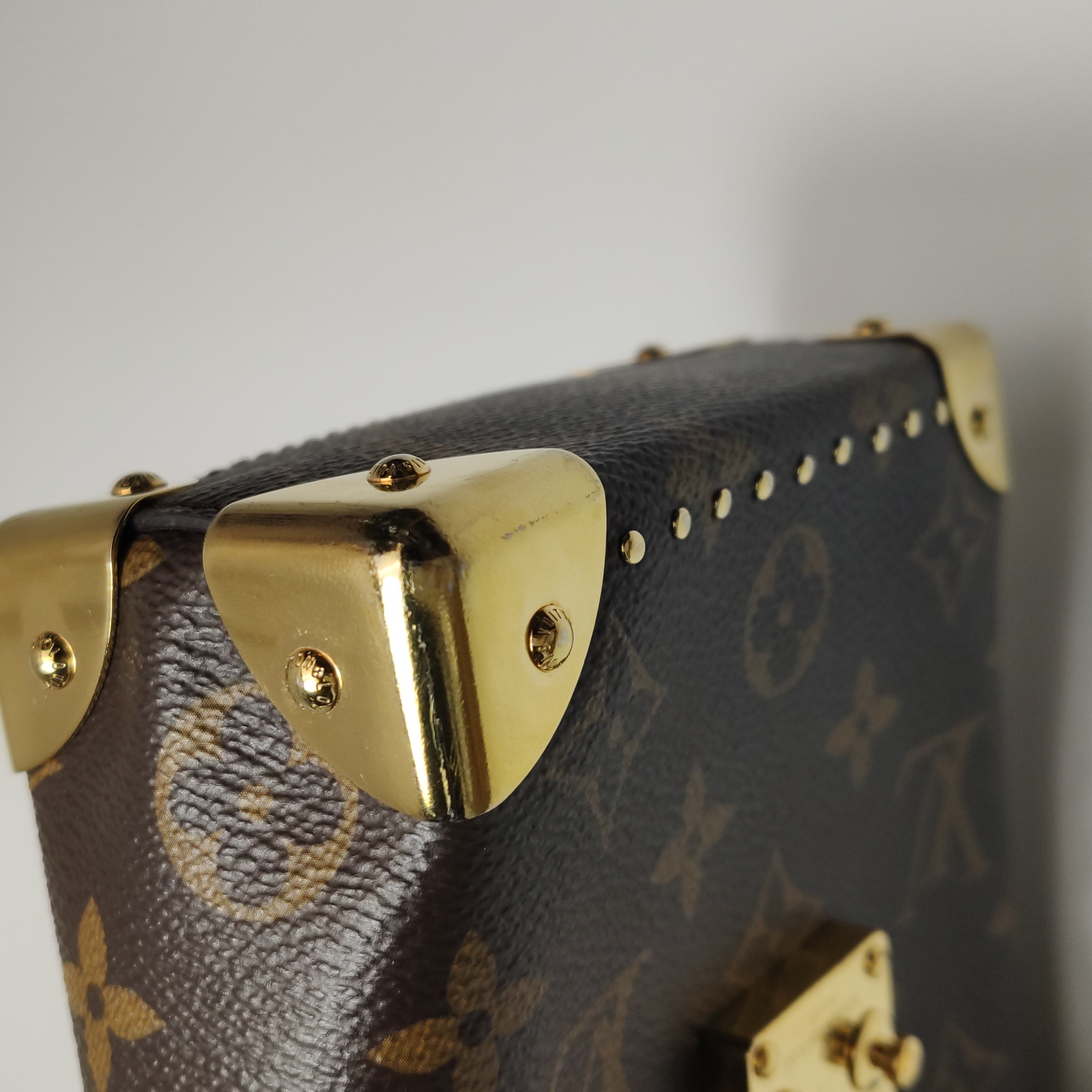 Louis Vuitton(LV) Camera Box NM Handbag Studded Reverse Monogram Canvas — photo 10 of 14
