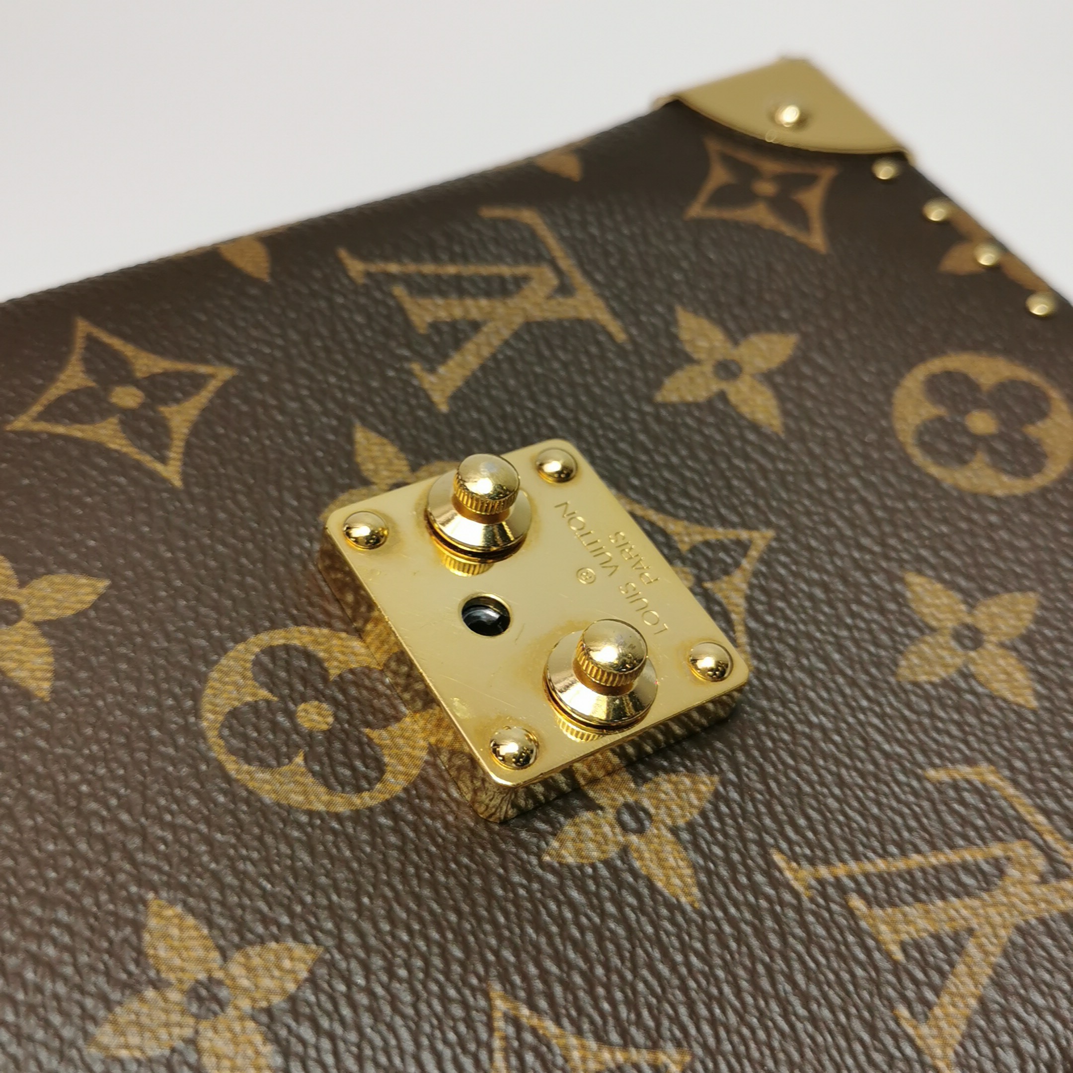 Louis Vuitton(LV) Camera Box NM Handbag Studded Reverse Monogram Canvas — photo 9 of 13