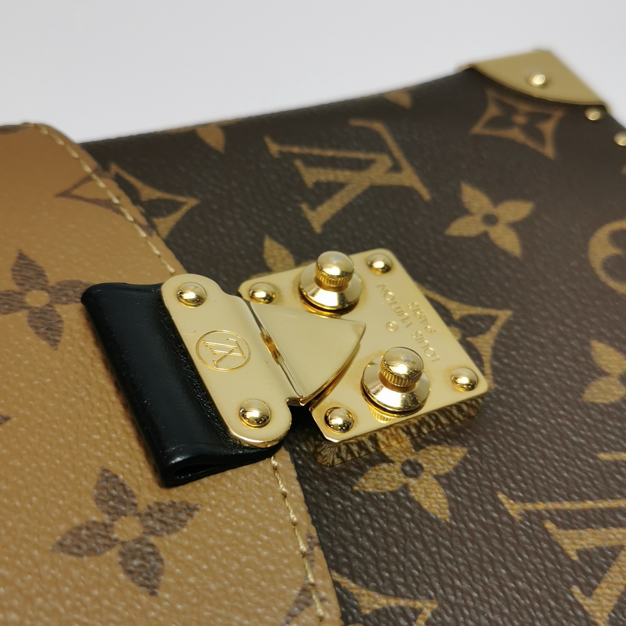 Louis Vuitton(LV) Camera Box NM Handbag Studded Reverse Monogram Canvas — photo 10 of 13