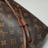 Louis Vuitton(LV) NeoNoe Handbag Monogram Canvas with Leather MM — thumbnail 16