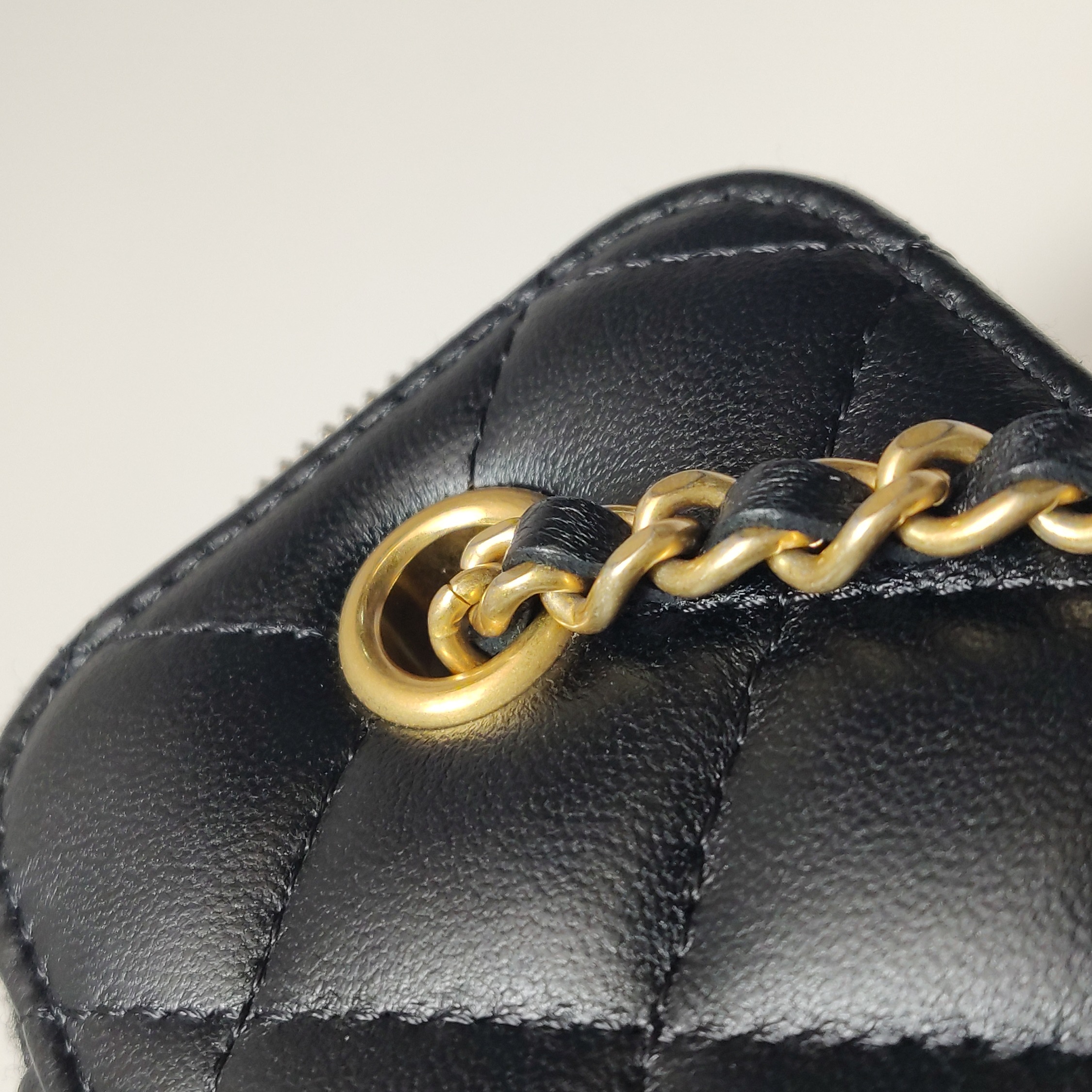 Chanel Pearl Crush Vanity Case with Chain Quilted Lambskin Mini — photo 16 of 18
