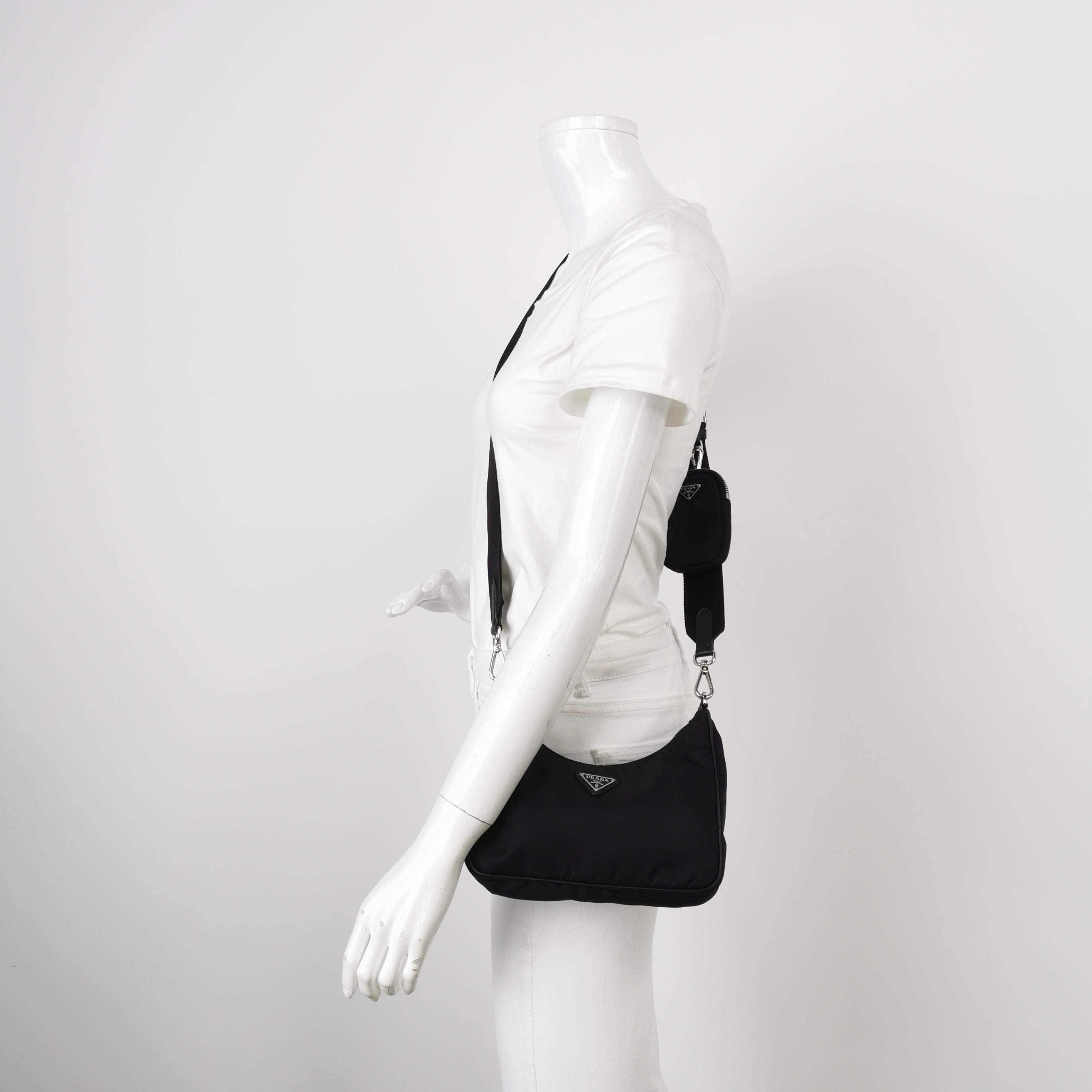 Prada Re-Edition 2005 Shoulder Bag Tessuto Small — alternate view