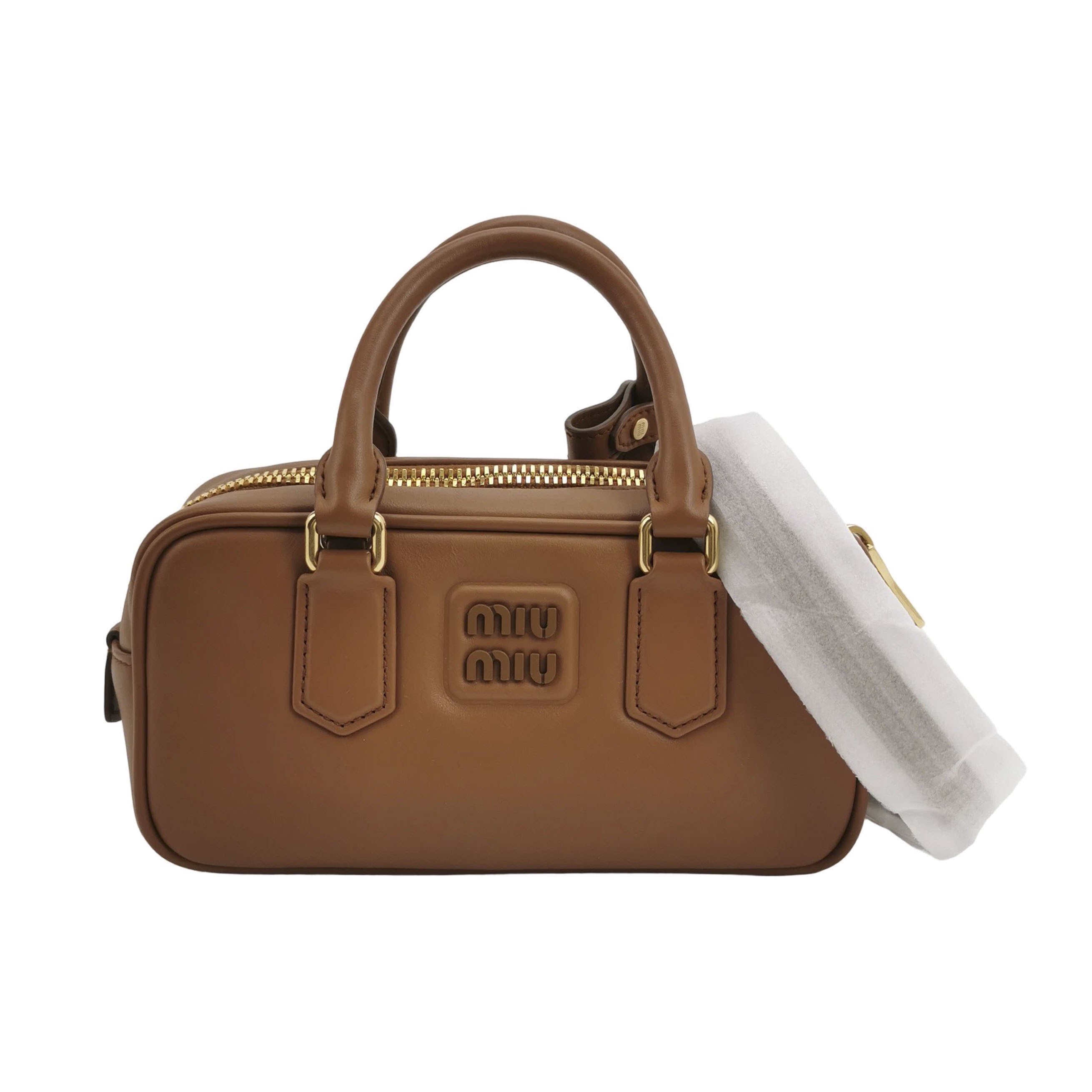 Miu Miu Arcadie Top Handle Bag Leather Mini — photo 1 of 13