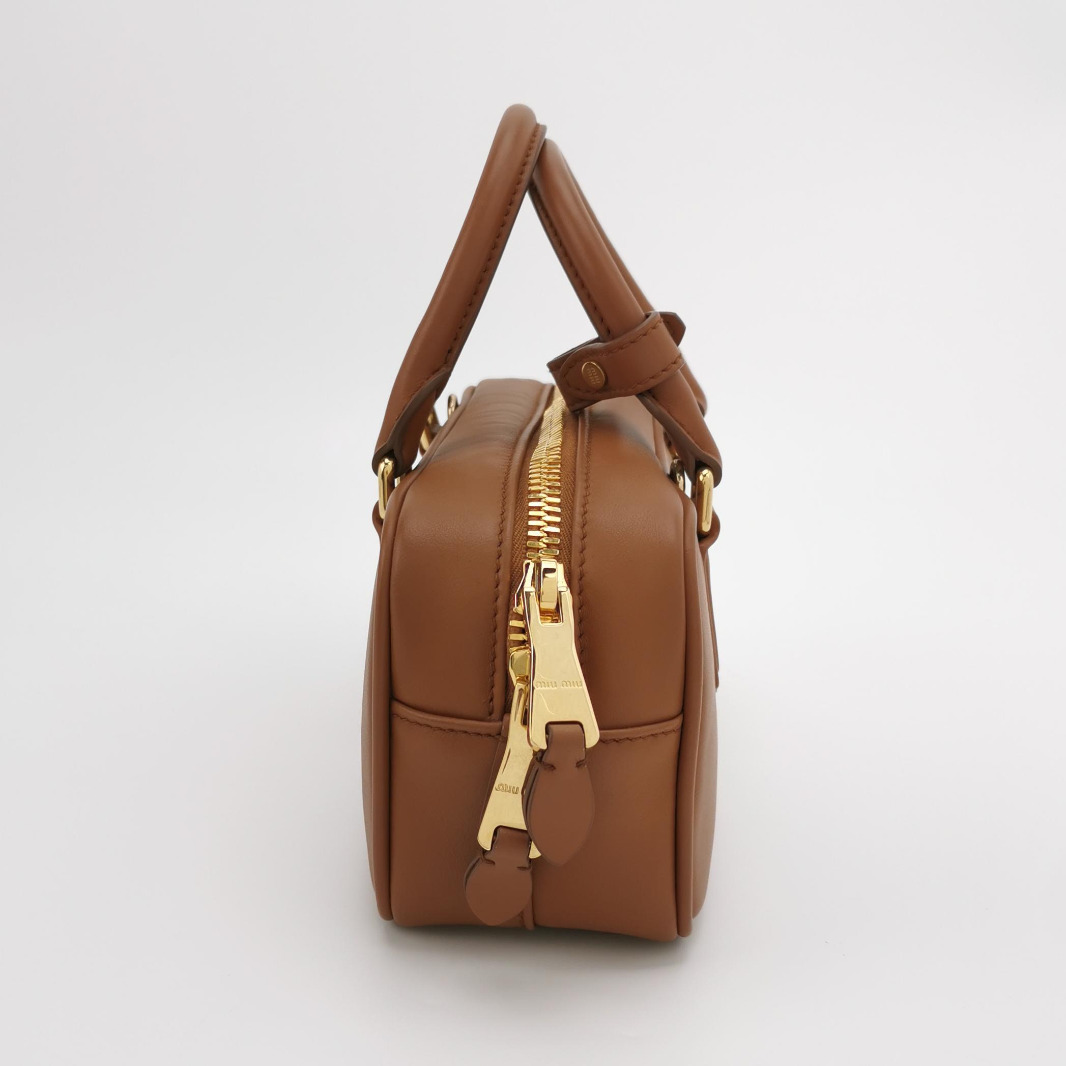 Miu Miu Arcadie Top Handle Bag Leather Mini — photo 3 of 13