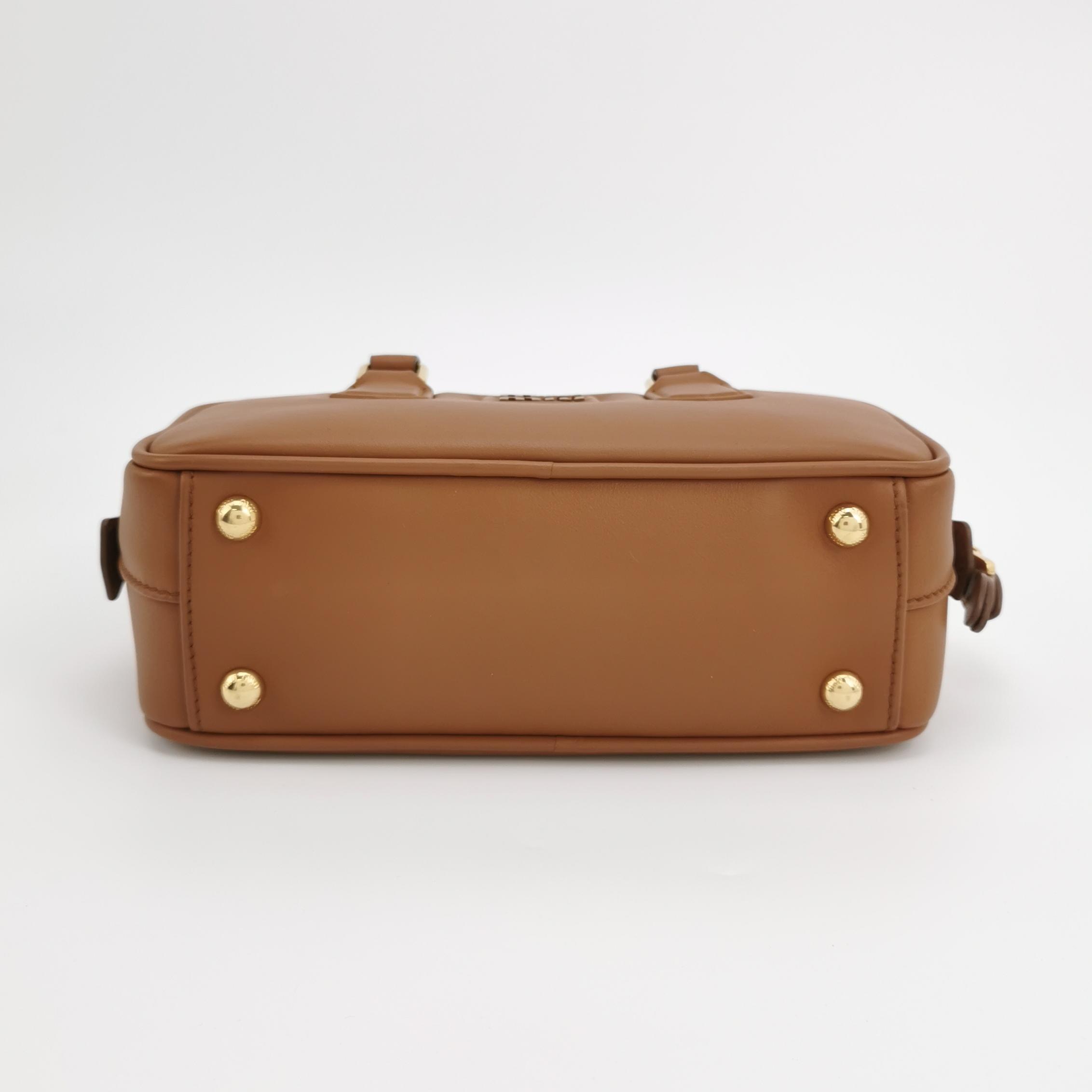 Miu Miu Arcadie Top Handle Bag Leather Mini — photo 6 of 13
