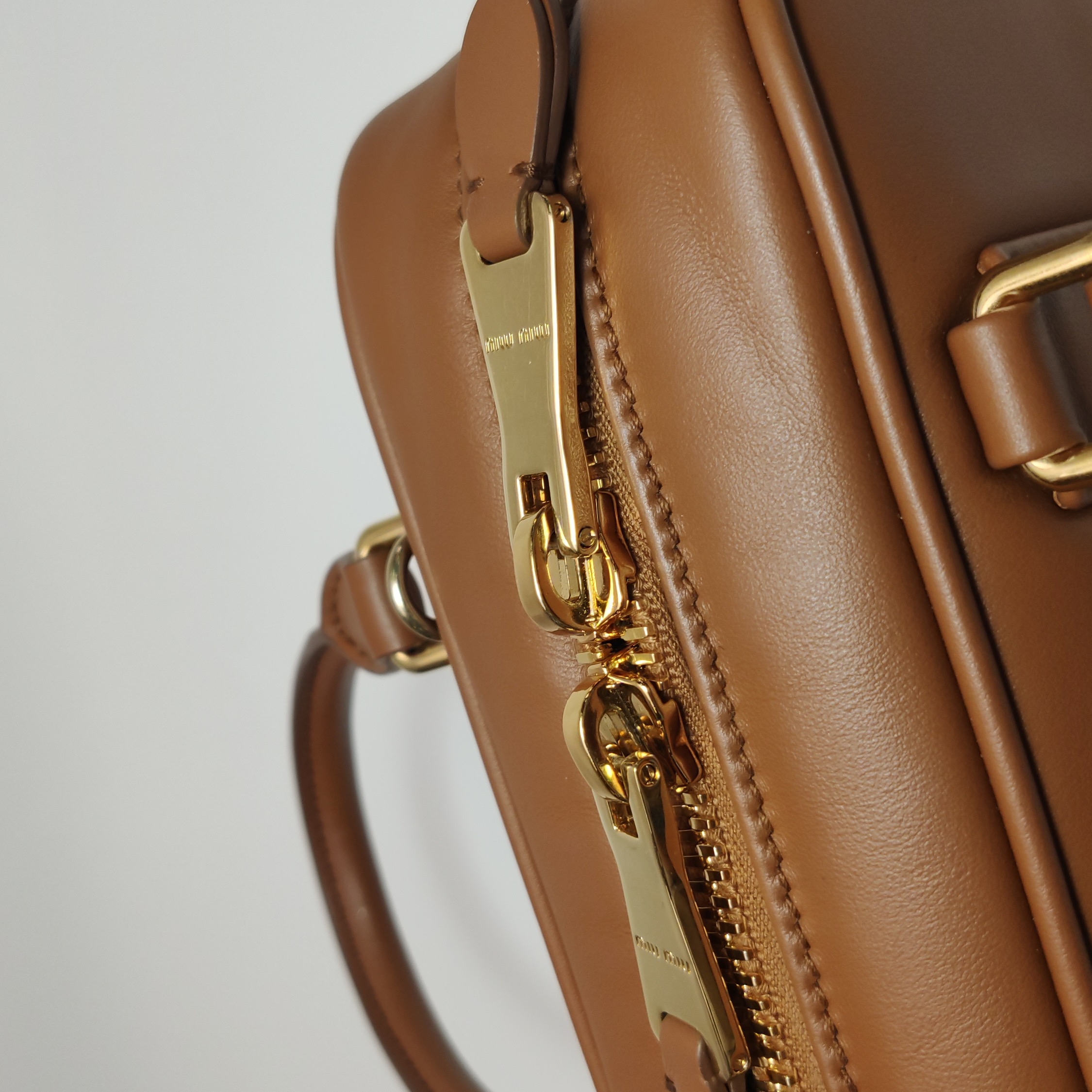 Miu Miu Arcadie Top Handle Bag Leather Mini — photo 10 of 13