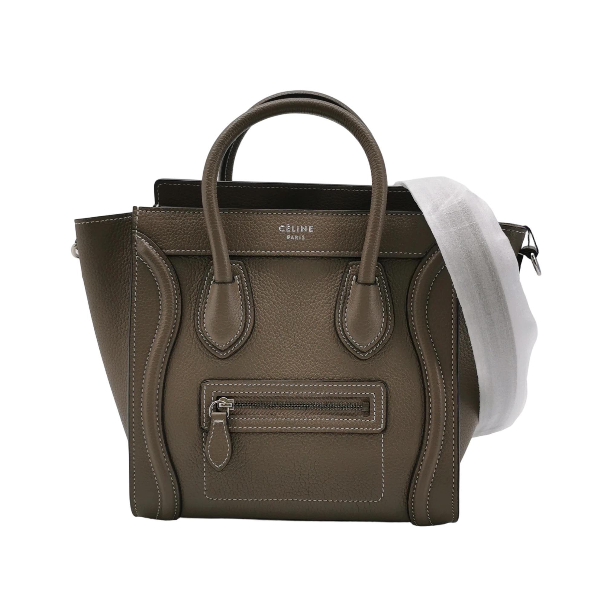 Celine Luggage Bag Grainy Leather Nano — photo 1 of 14