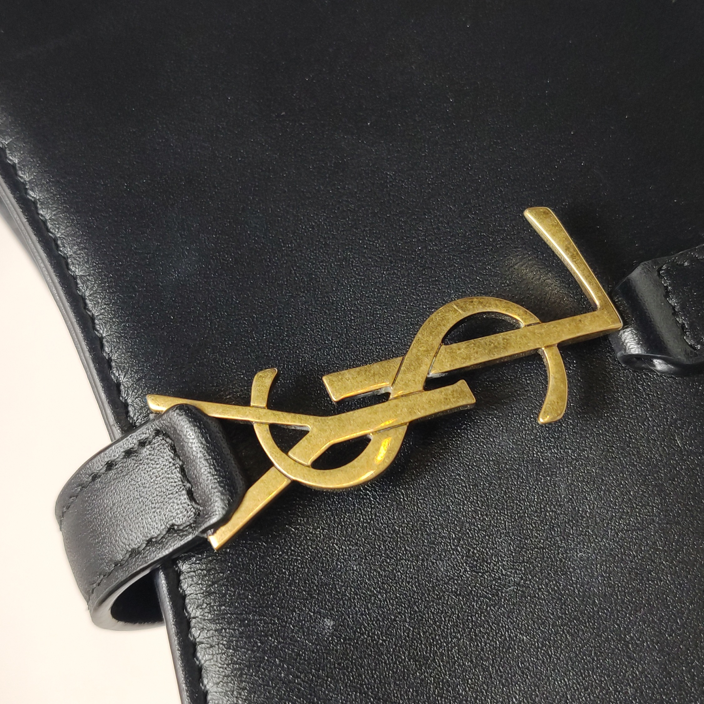 Saint Laurent Le 5 a 7 Hobo Leather Mini