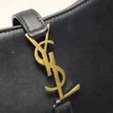 Saint Laurent Le 5 a 7 Hobo Leather Mini — thumbnail 9