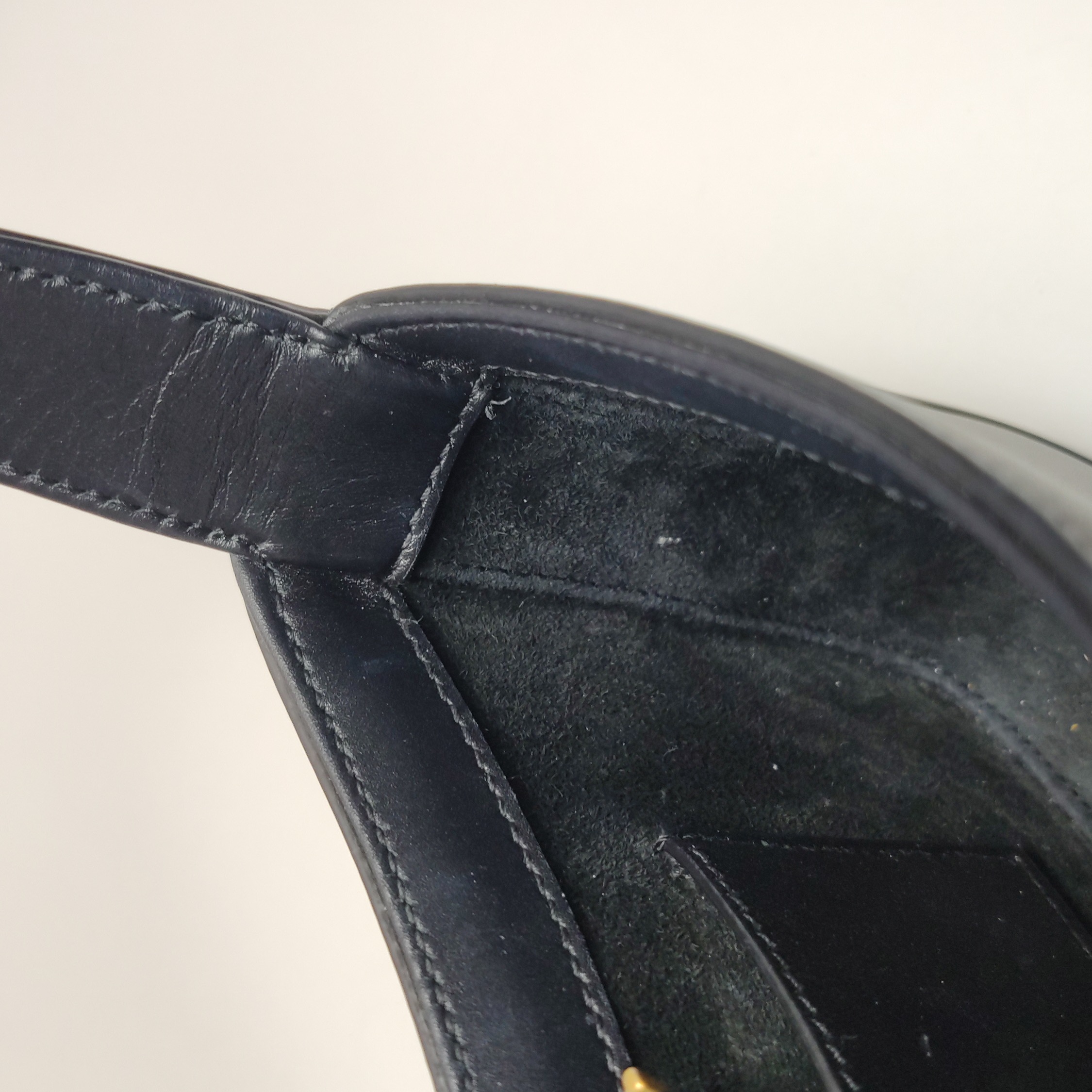 Saint Laurent Le 5 a 7 Hobo Leather Mini