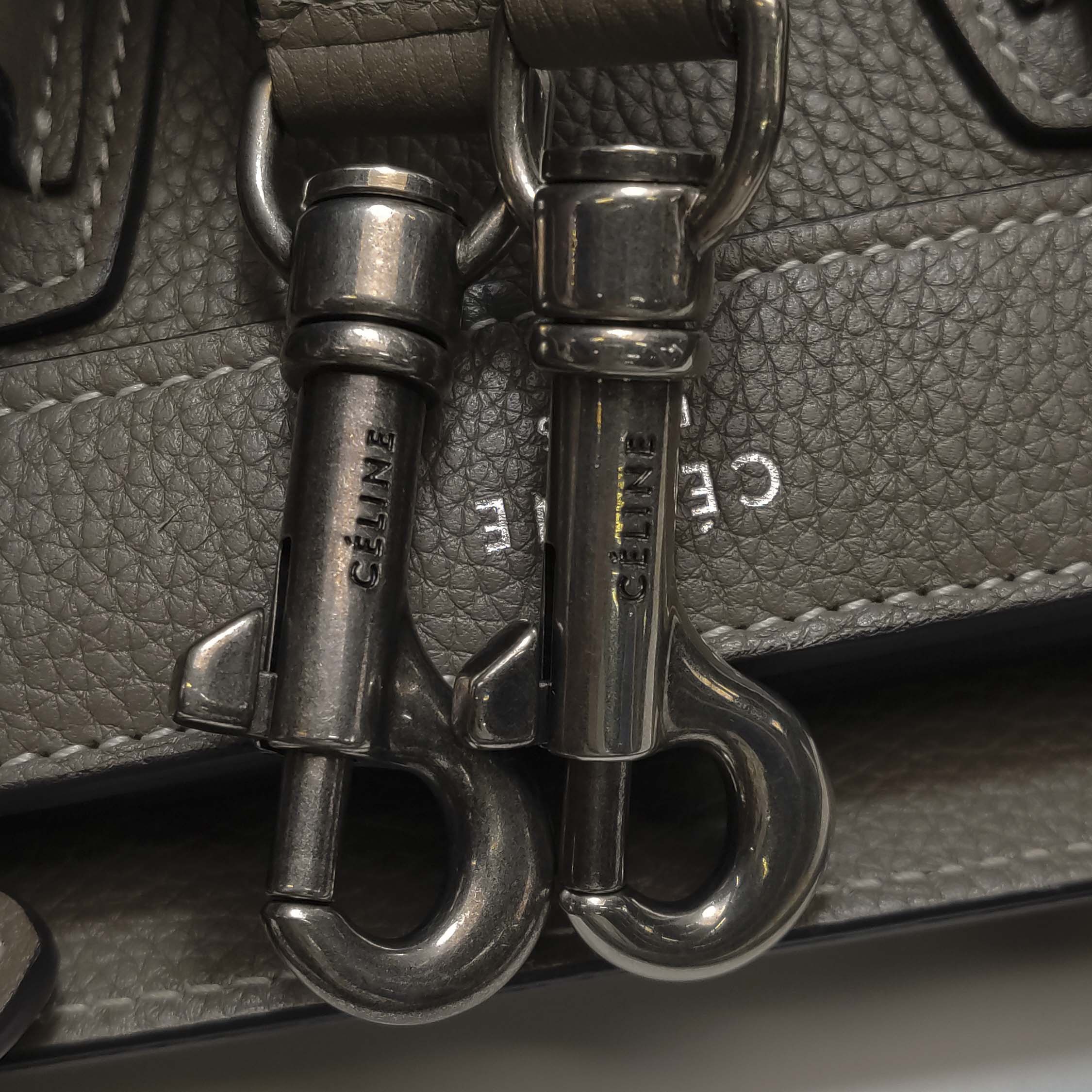 Celine Luggage Bag Grainy Leather Nano — photo 13 of 14