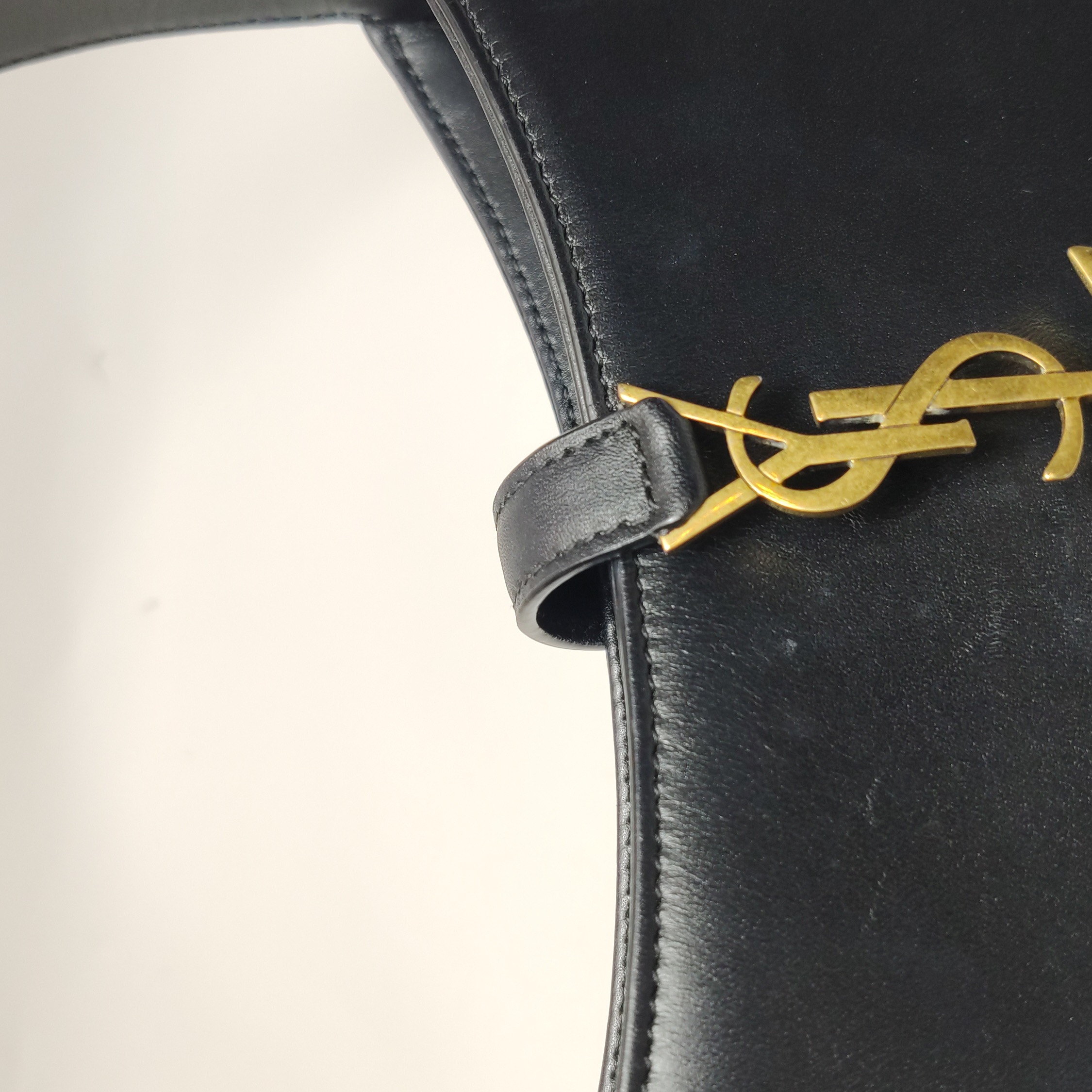 Saint Laurent Le 5 a 7 Hobo Leather Mini