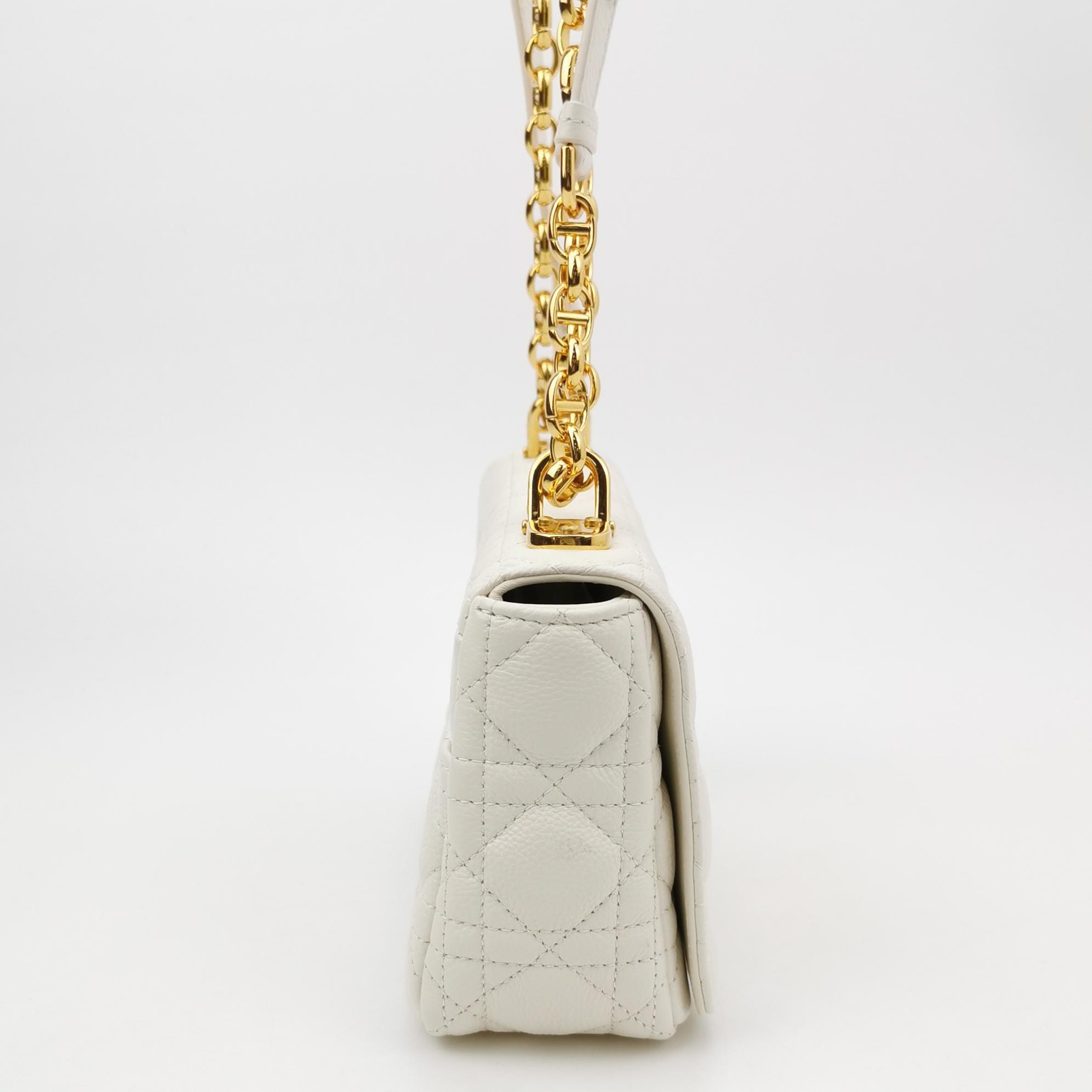 Christian Dior Caro Bag Cannage Quilt Calfskin Small — photo 3 of 14