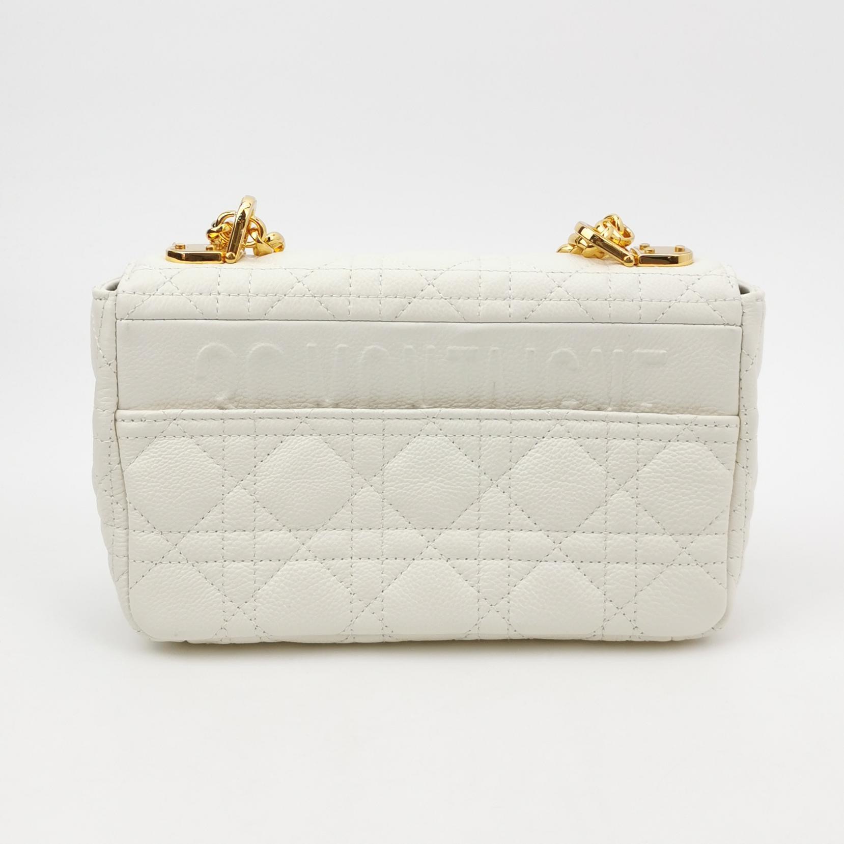 Christian Dior Caro Bag Cannage Quilt Calfskin Small — photo 5 of 14