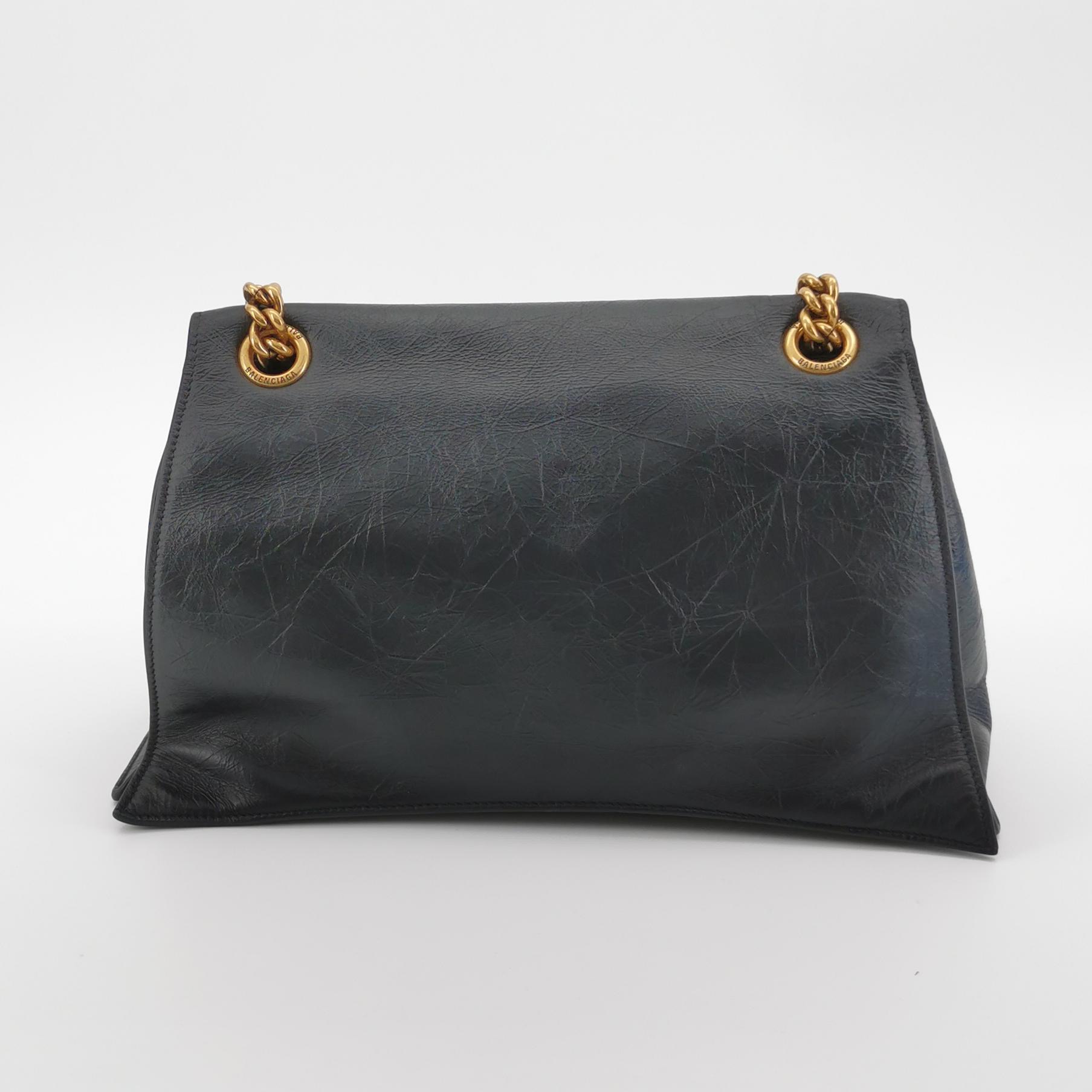 Balenciaga Crush Chain Flap Bag Leather Medium — photo 5 of 19