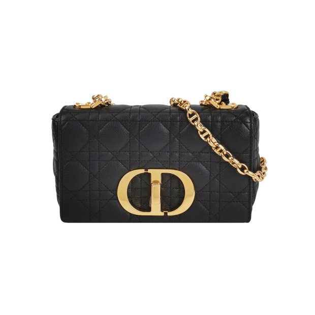 Christian Dior Caro Bag Cannage Quilt Calfskin New Small — pre-owned, Vierlot