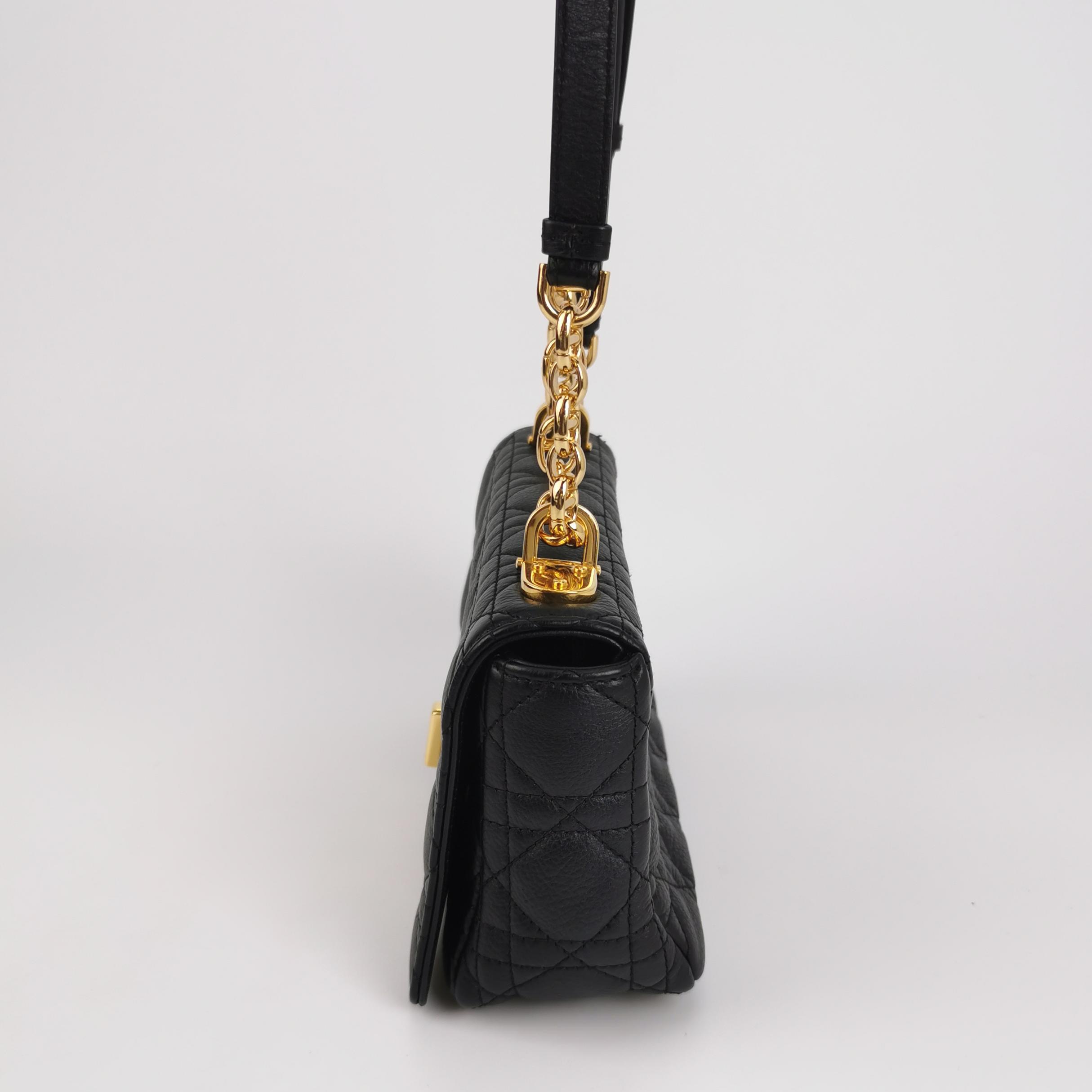 Christian Dior Caro Bag Cannage Quilt Calfskin New Small — photo 3 of 16