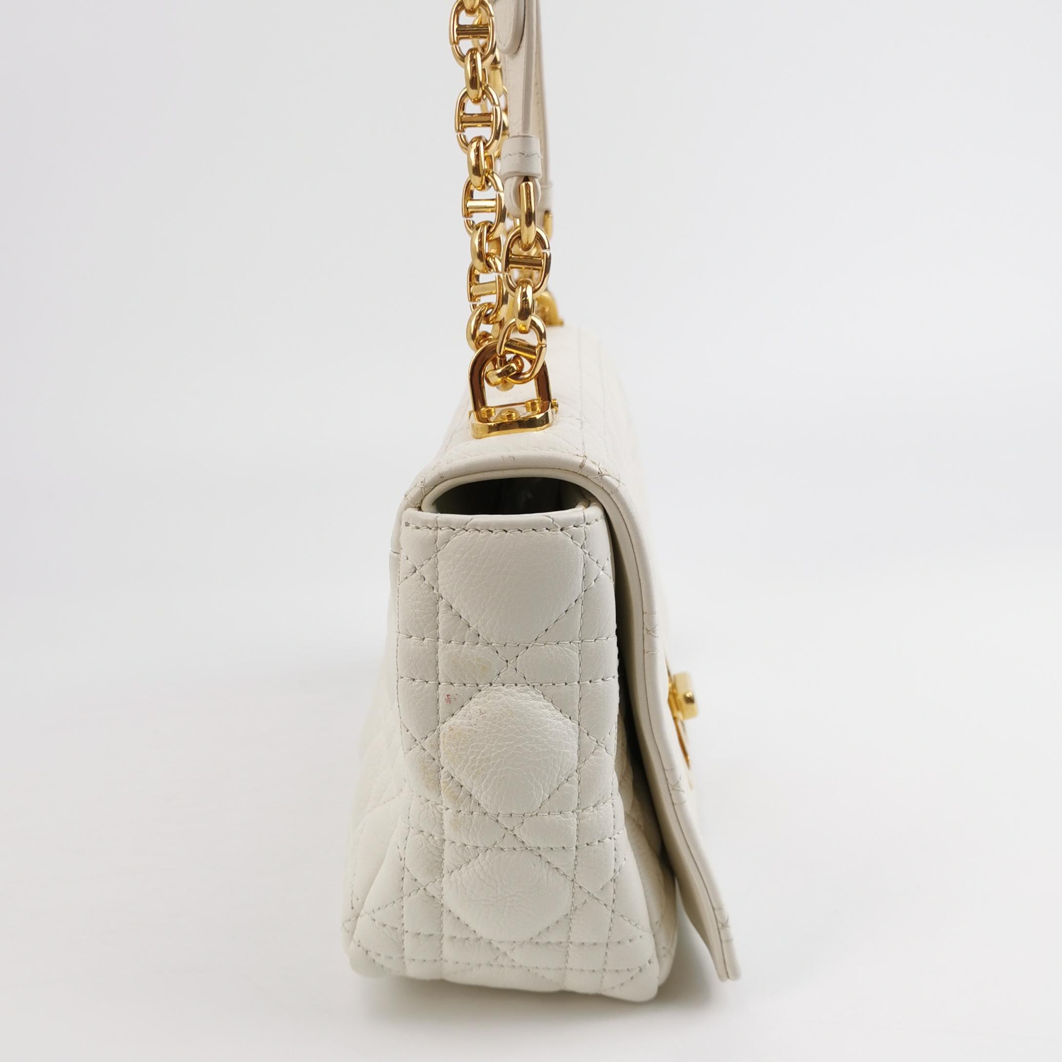Christian Dior Caro Bag Cannage Quilt Calfskin New Medium — photo 3 of 18