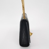 Saint Laurent Kate Tassel Crossbody Bag Crocodile Embossed Leather Medium — thumbnail 3