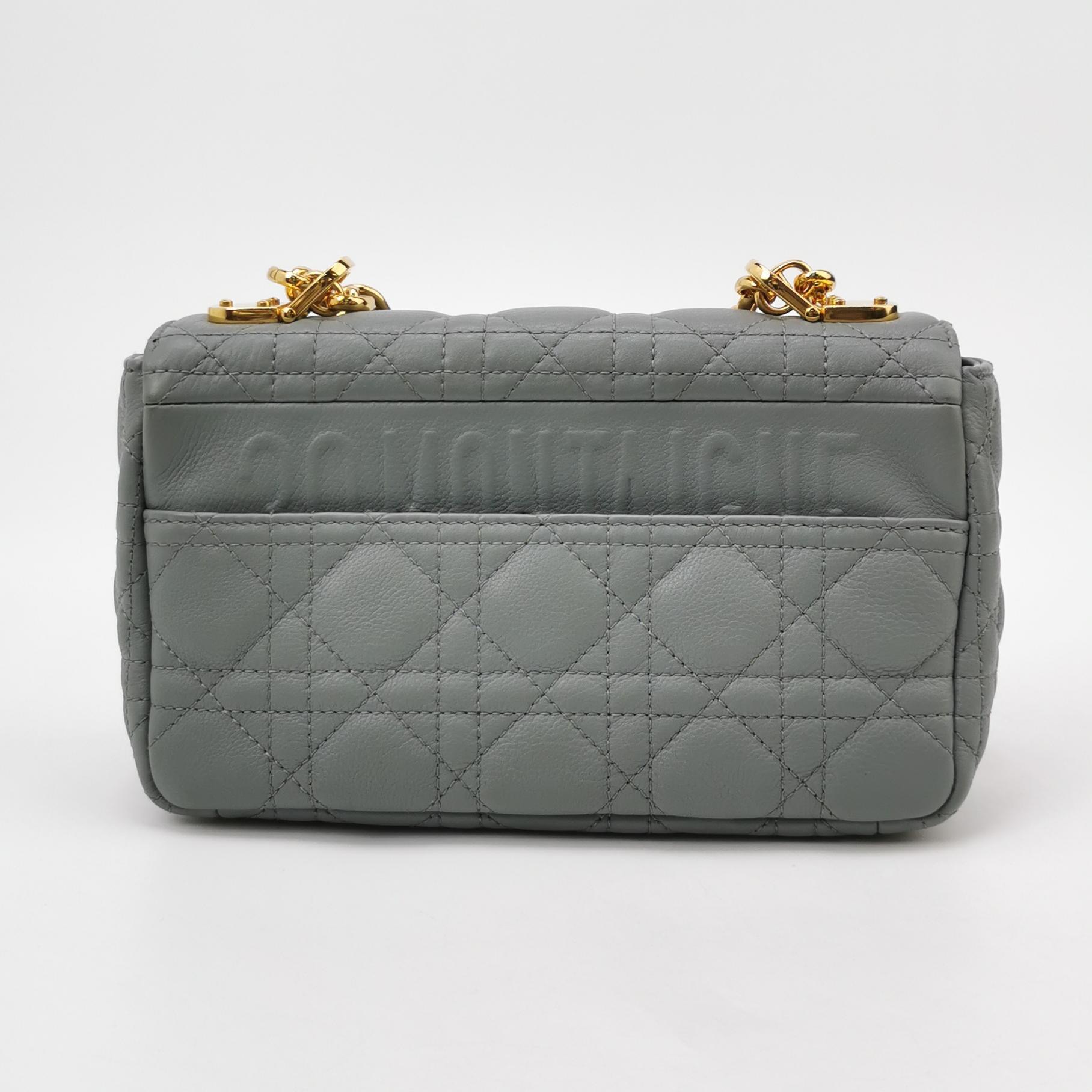 Christian Dior Caro Bag Cannage Quilt Calfskin New Small — photo 5 of 15