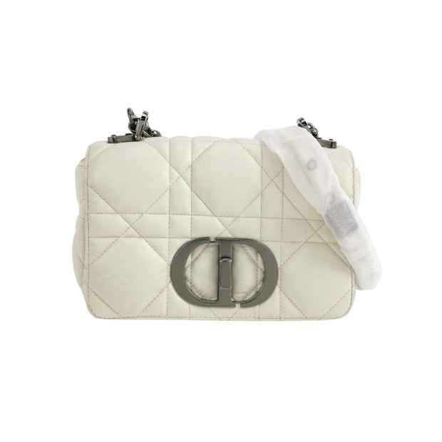 Christian Dior Caro Bag Padded Macrocannage Quilt Calfskin Small — pre-owned, Vierlot