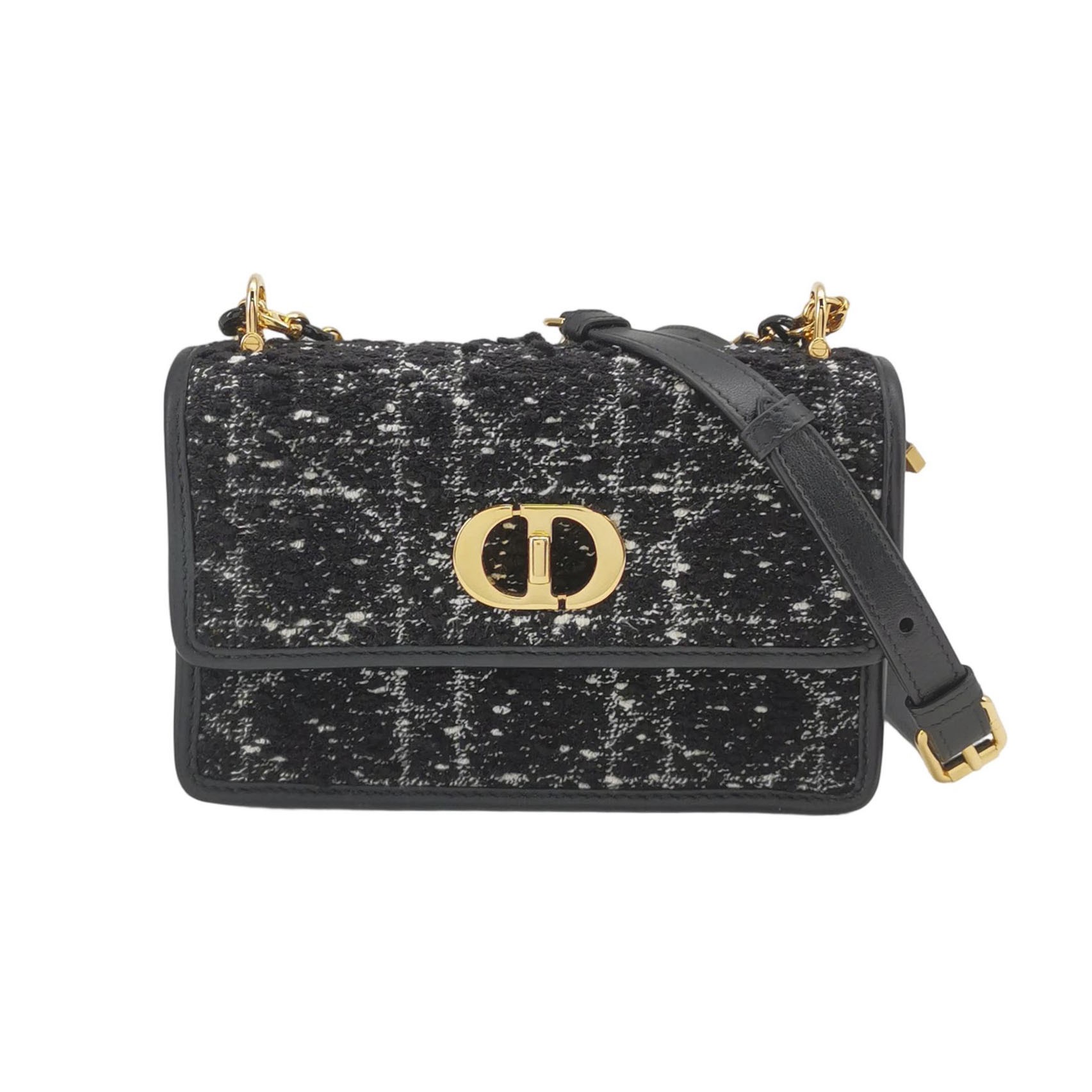 Dior Miss Caro Flap Bag Cannage Quilt Tweed Mini — photo 1 of 15