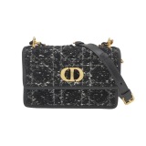 Dior Miss Caro Flap Bag Cannage Quilt Tweed Mini — thumbnail 1