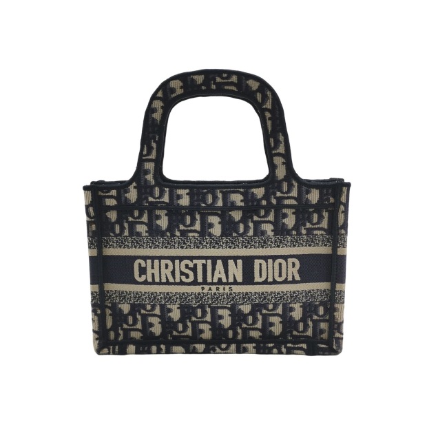 Dior Book Tote Oblique Canvas Mini — pre-owned, Vierlot