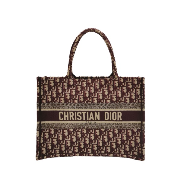 Dior Book Tote Oblique Canvas Medium — pre-owned, Vierlot