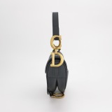 Christian Dior Saddle Handbag Leather Mini — thumbnail 3